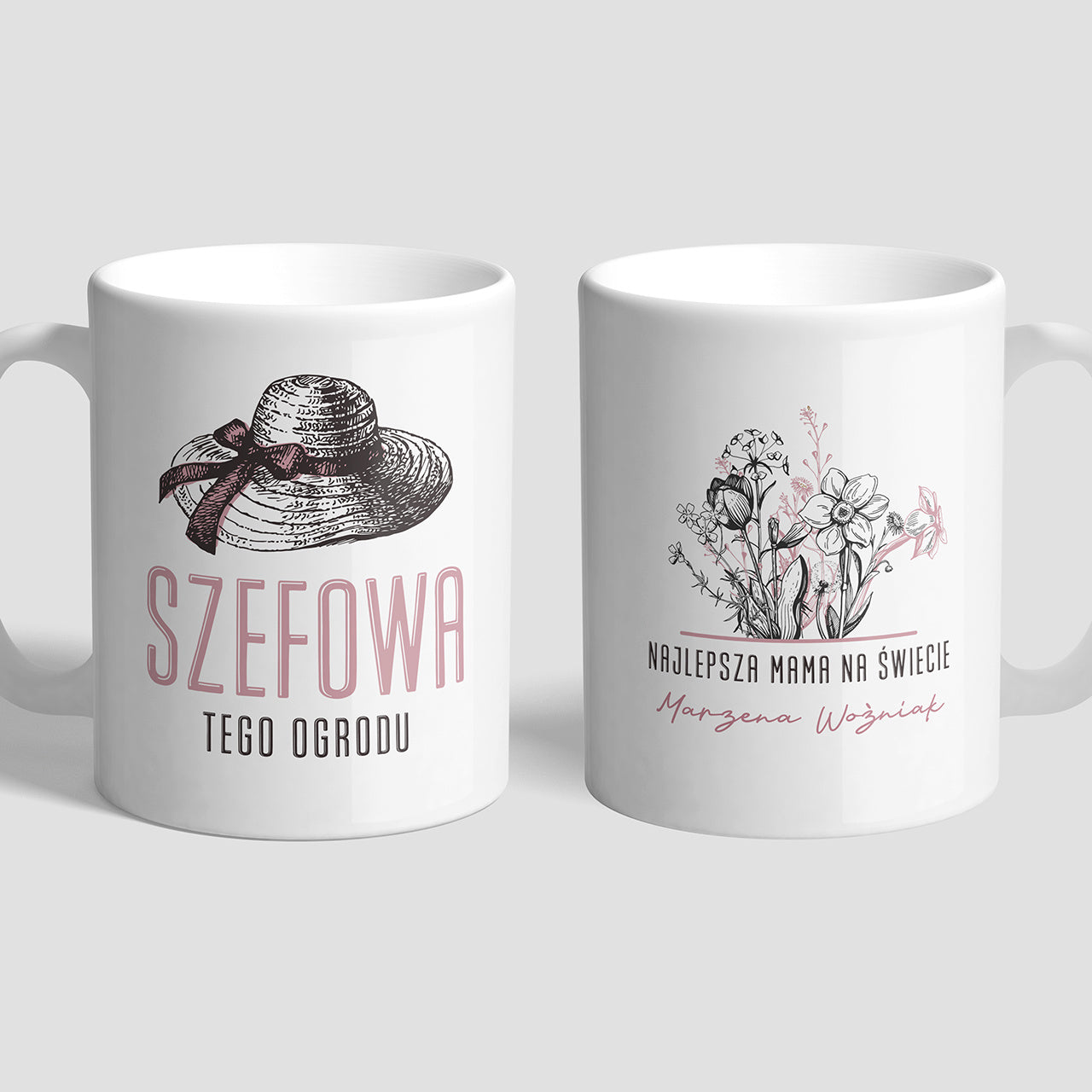 Personalizowany kubek - prezent dla mamy ogrodniczki
