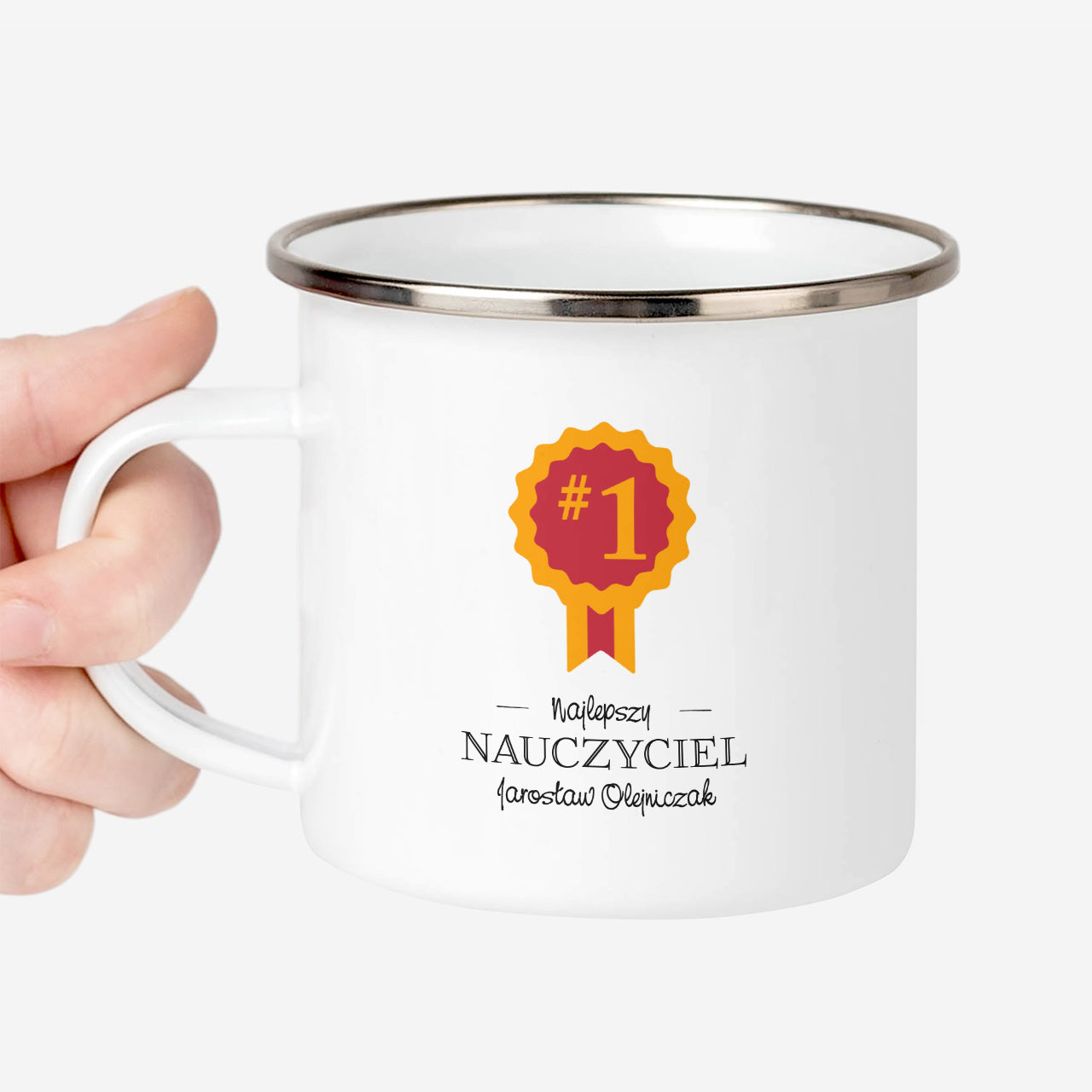 Kubek personalizowany dla nauczyciela - najlepszy nauczyciel
