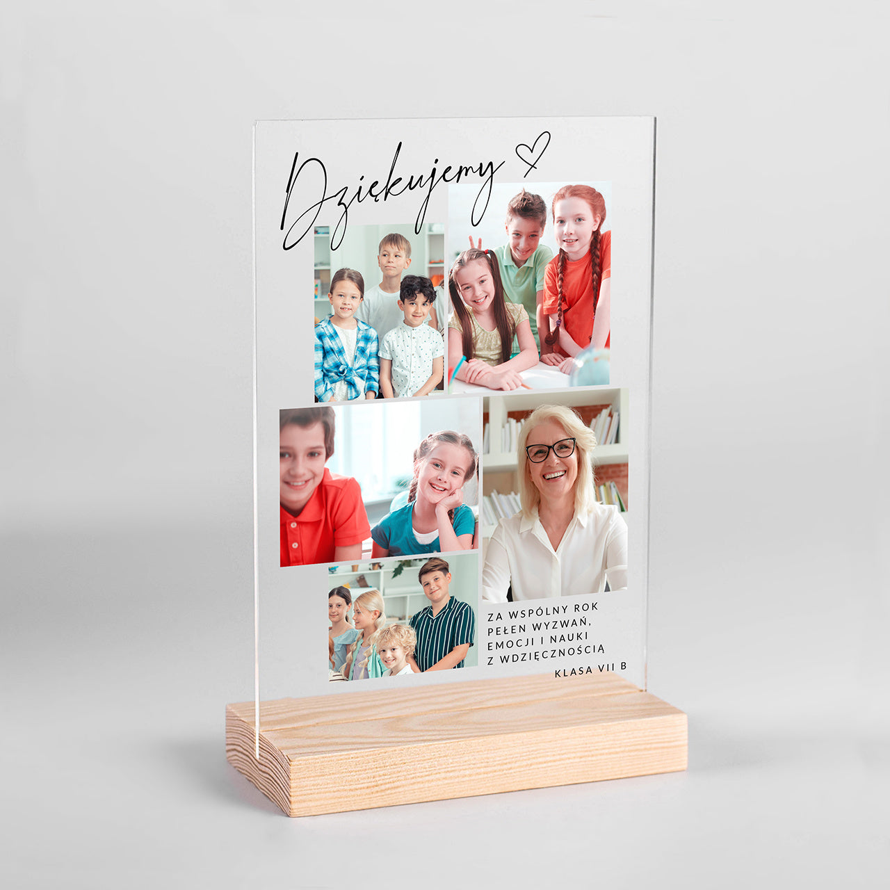 Personalizowana statuetka - podziękowania dla wychowawcy