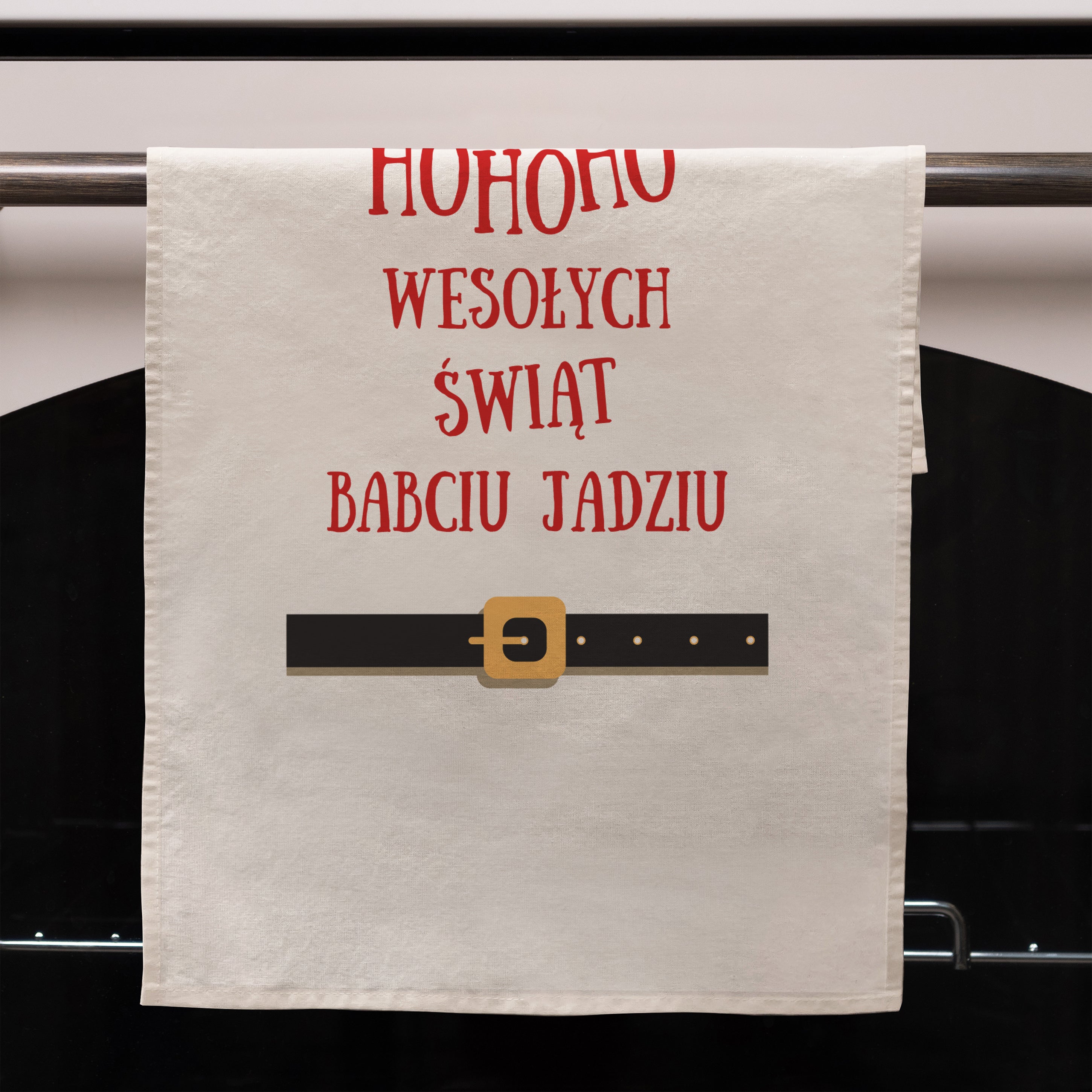 Świąteczna ścierka kuchenna dla babci