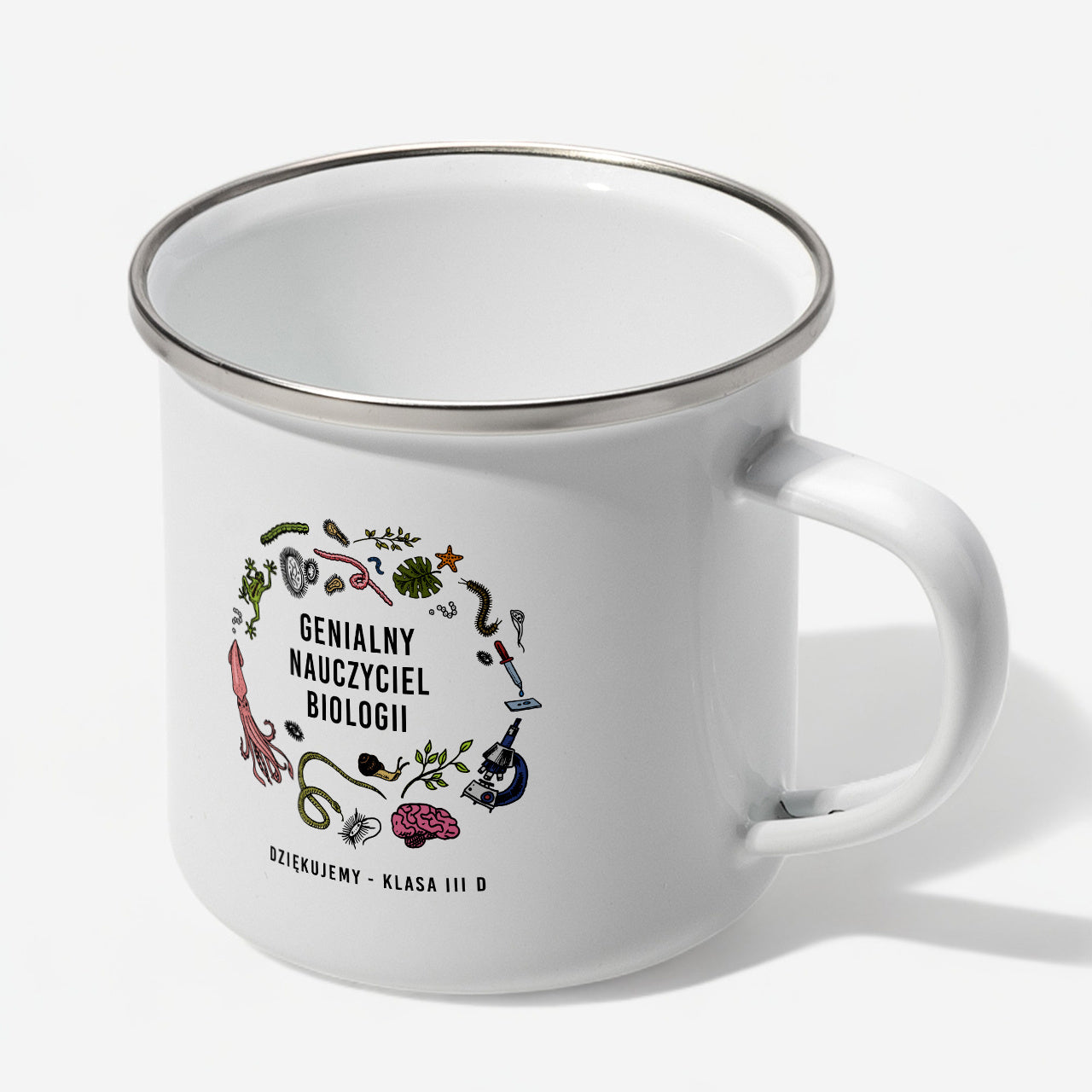Personalizowany kubek na prezent dla nauczyciela biologii