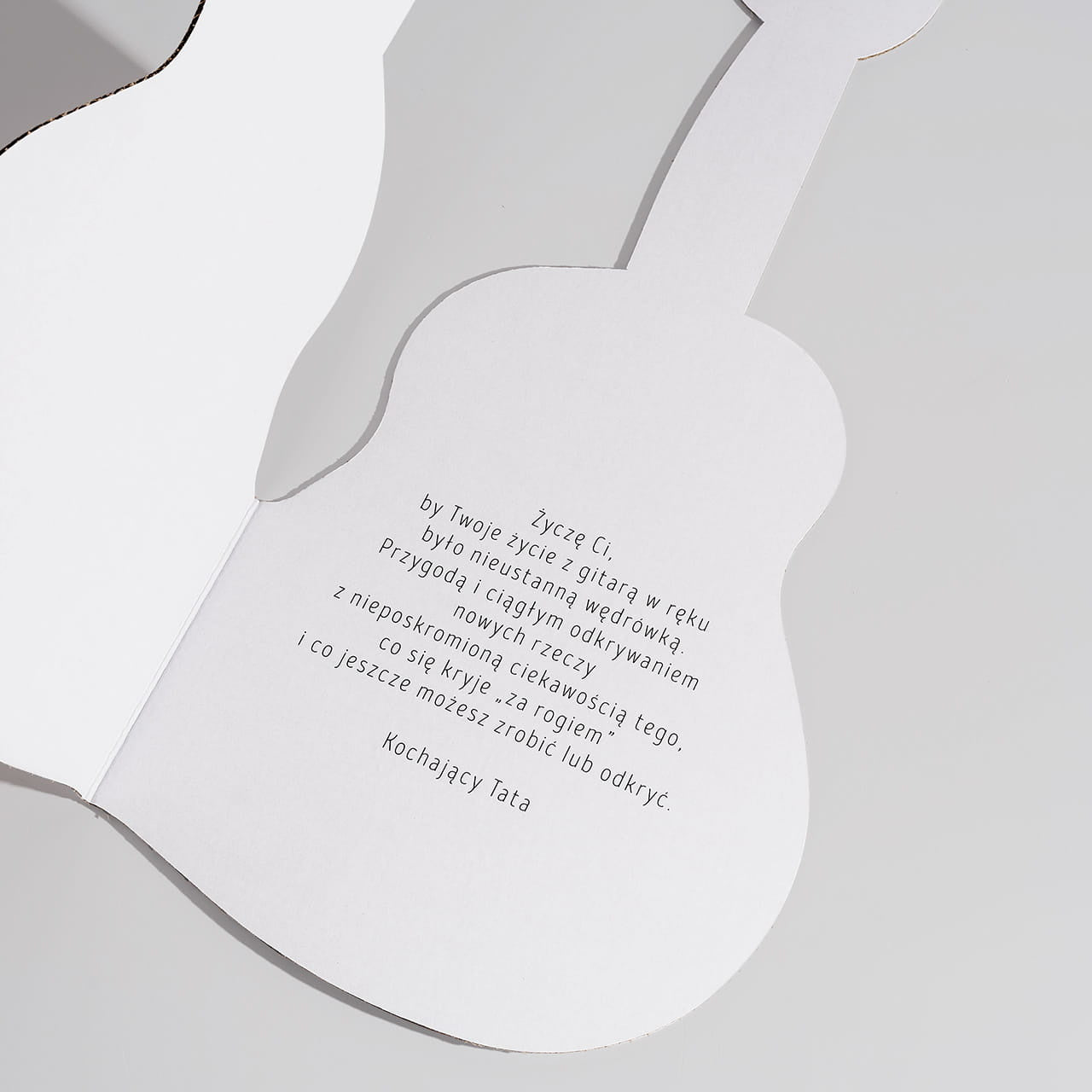 Kartka urodzinowa dla muzyka - gitara