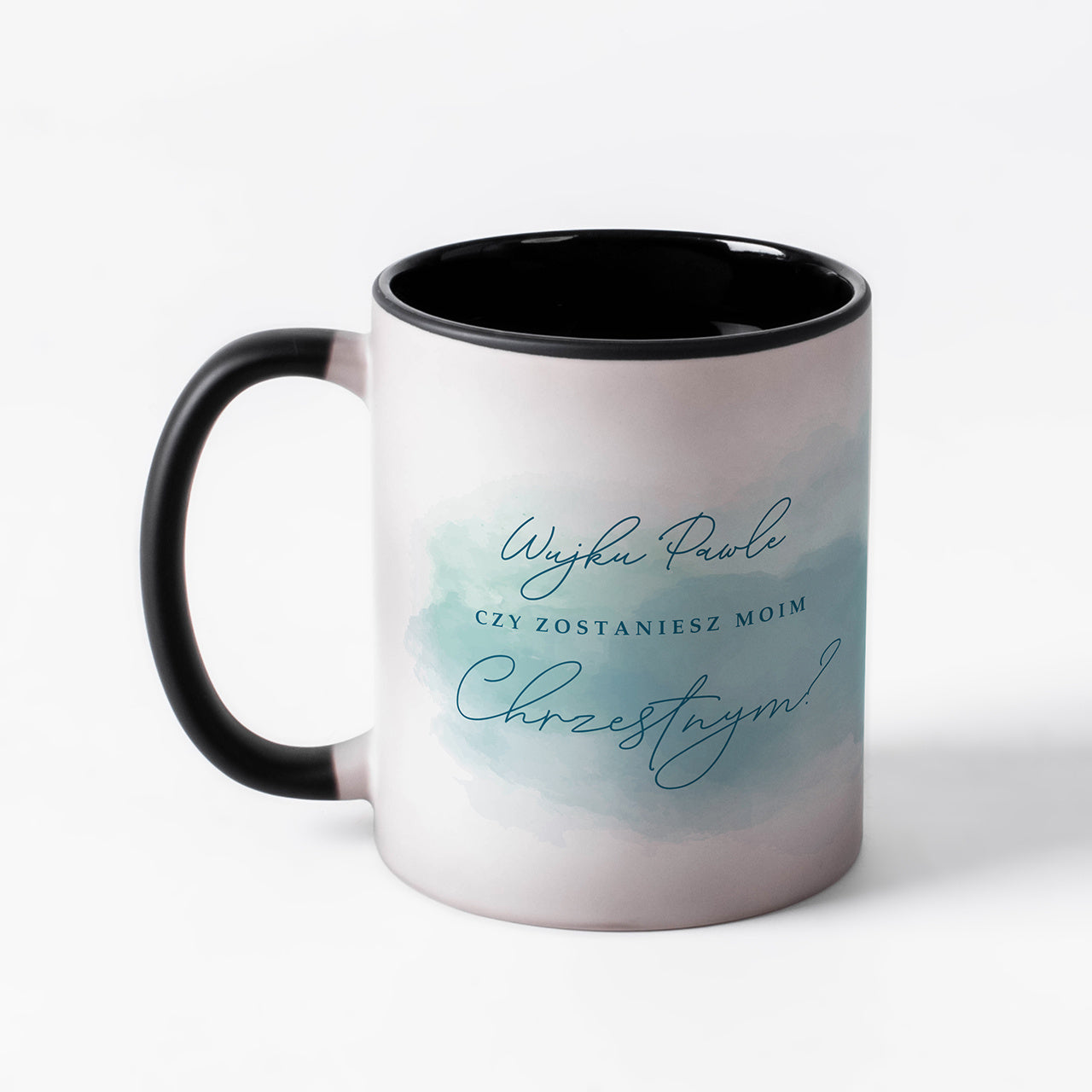 Magiczny kubek personalizowany dla chrzestnego