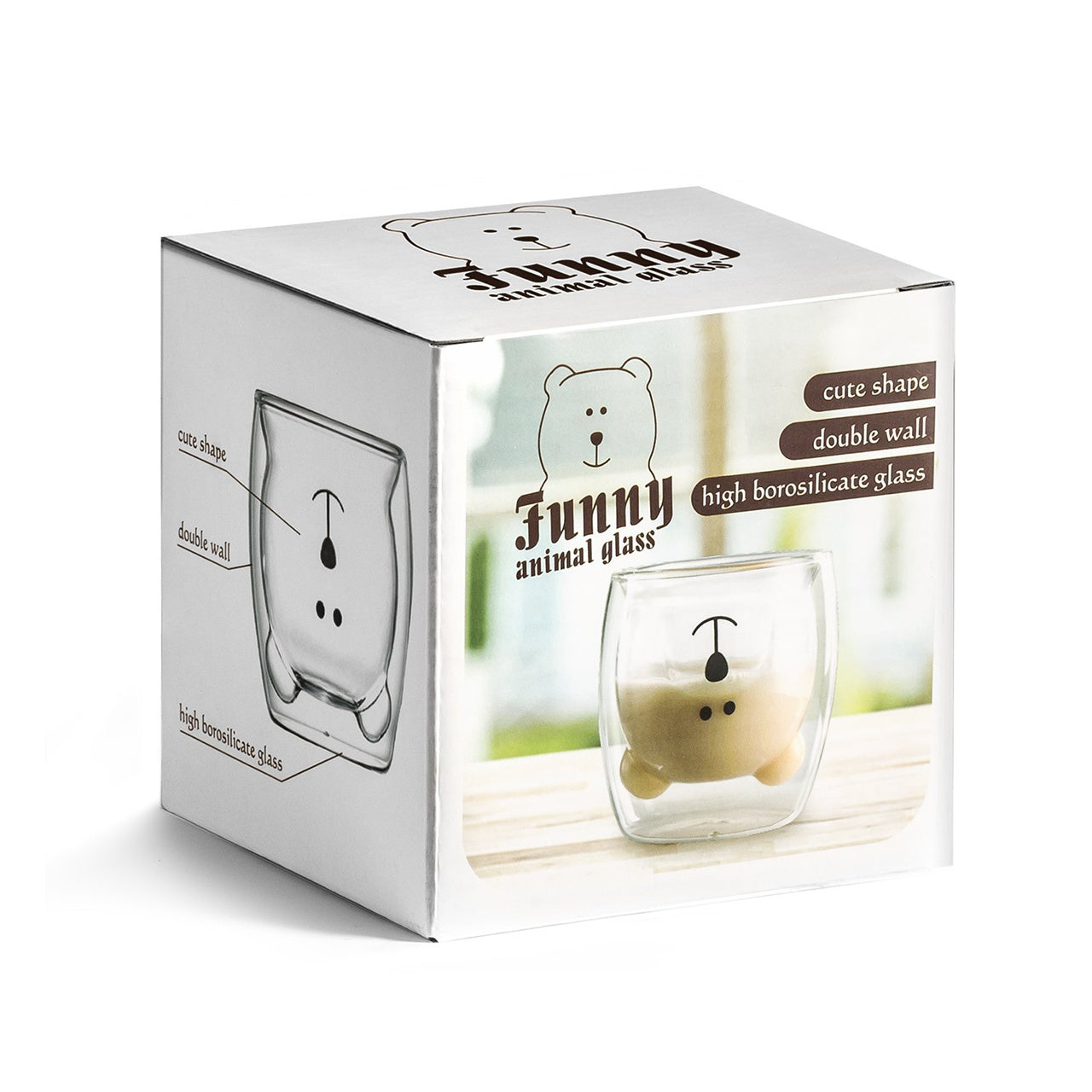 Szklanka termiczna - miś