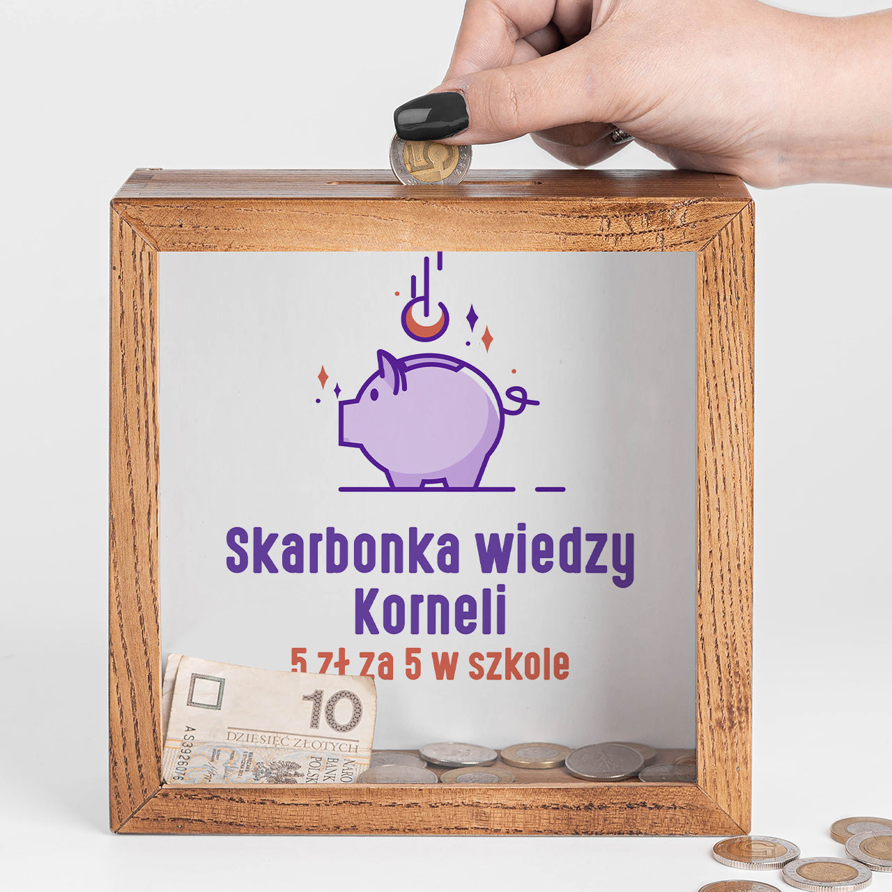 Śmieszna skarbonka dla dziecka