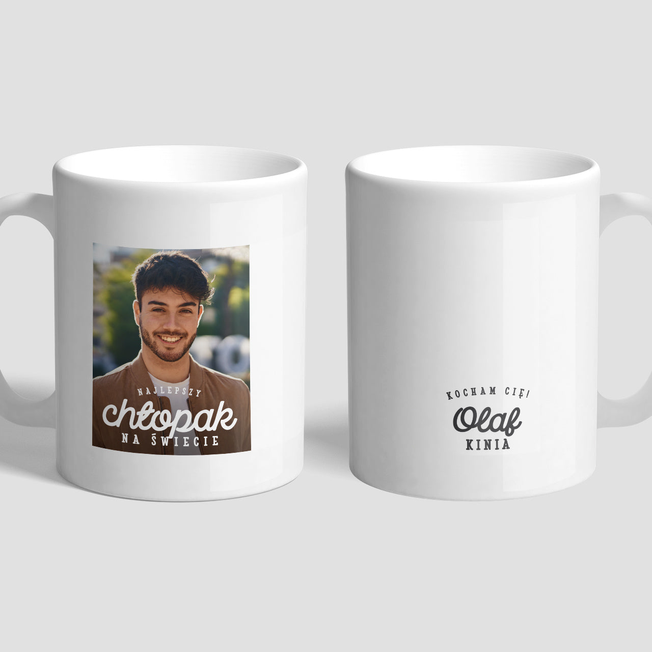 Personalizowany kubek - prezent ze zdjęciem dla chłopaka