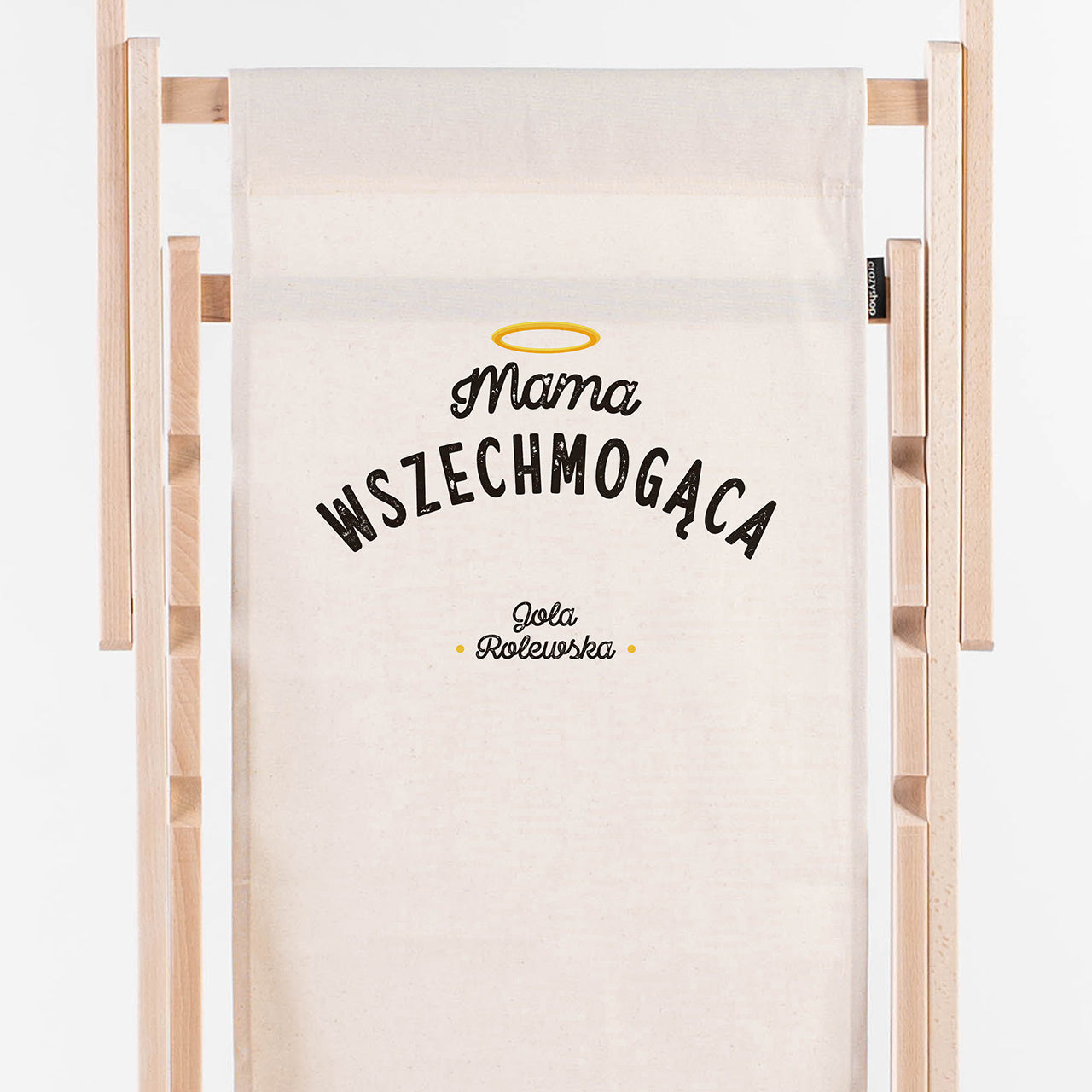 Personalizowany leżak na Dzień Matki - mama wszechmogąca leżak z nadrukiem prezent na dzień matki
