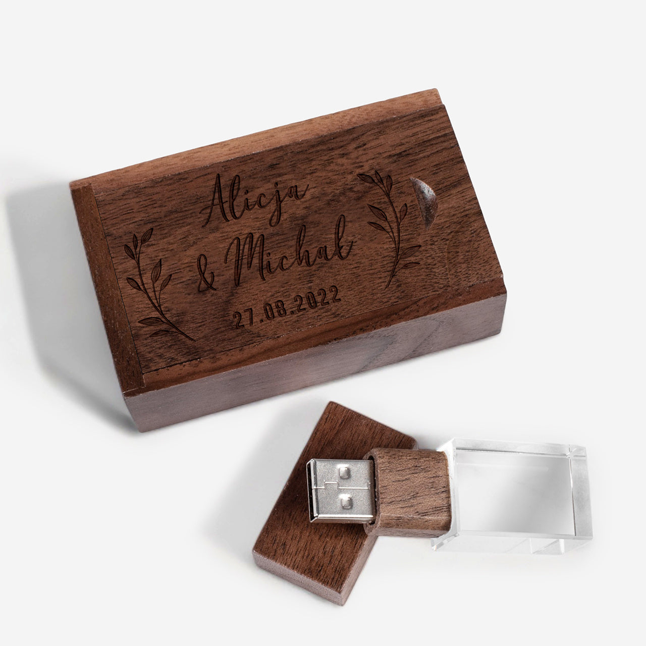 Pendrive z grawerem na ślub