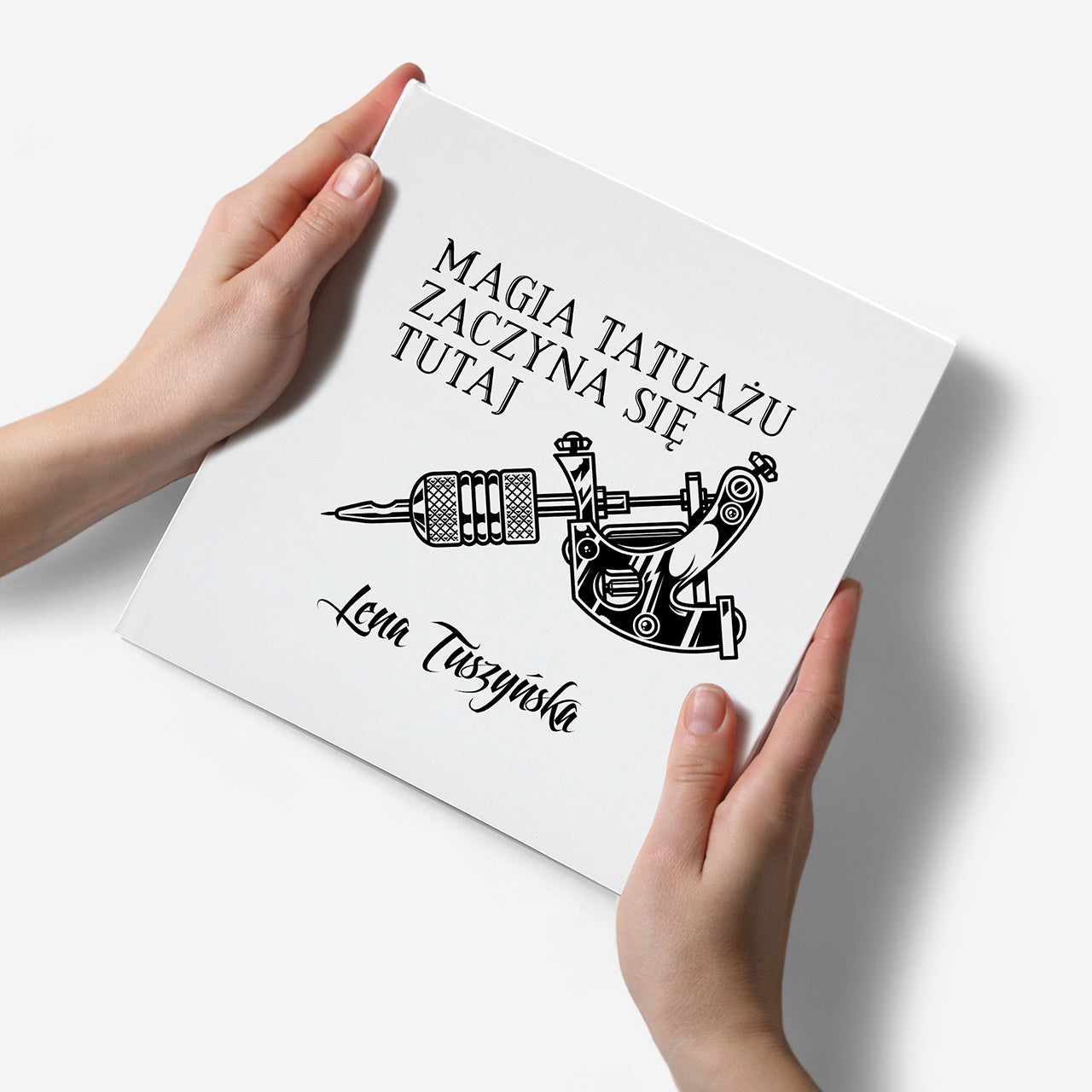 Personalizowany szkicownik z imieniem - prezent dla tatuatora