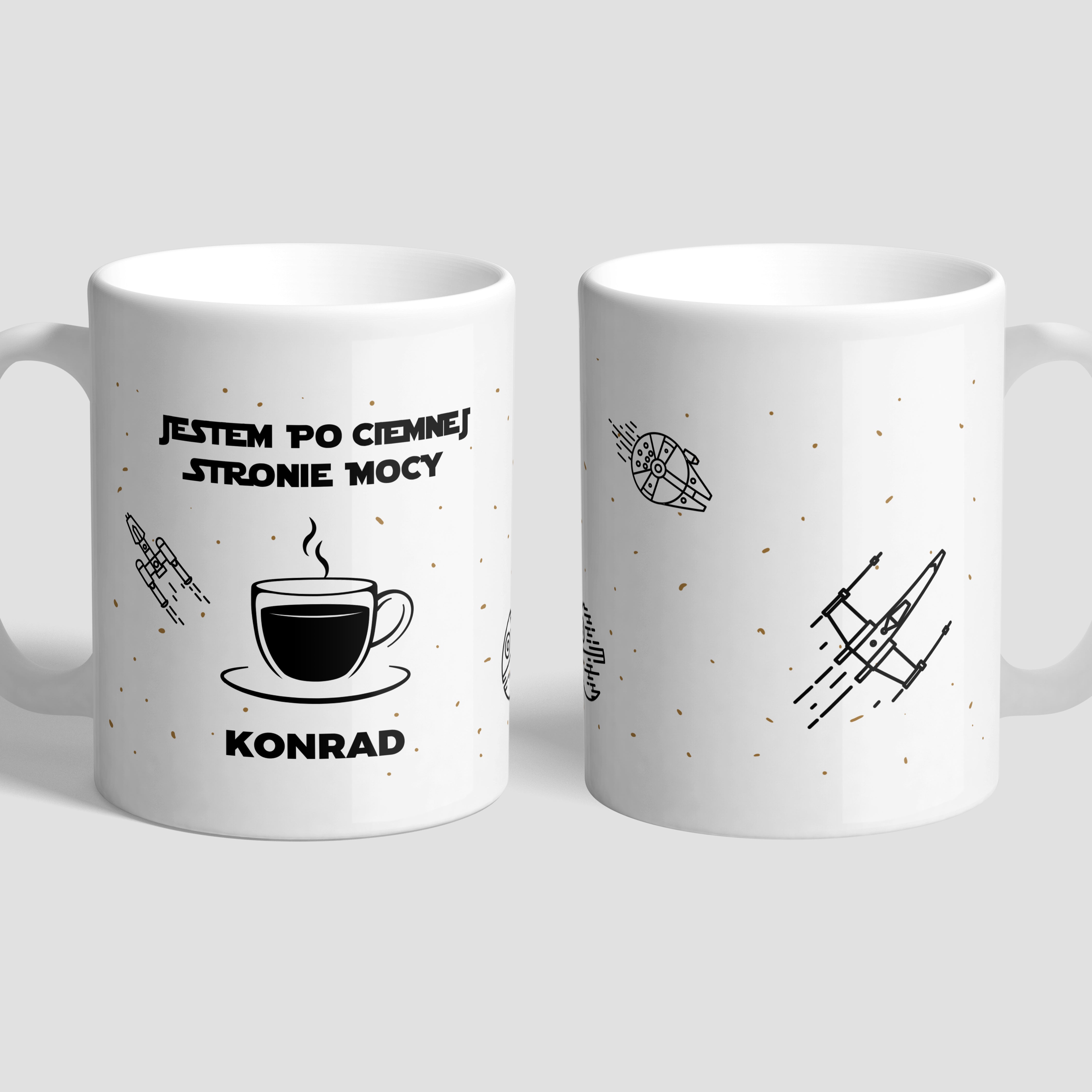 Personalizowany kubek - Ciemna Strona Mocy - prezent dla miłośnika Star Wars