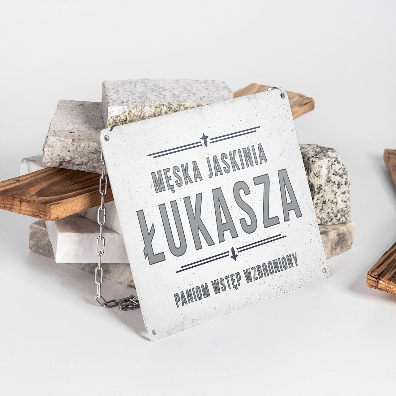 Personalizowana tabliczka dla faceta - męska jaskinia