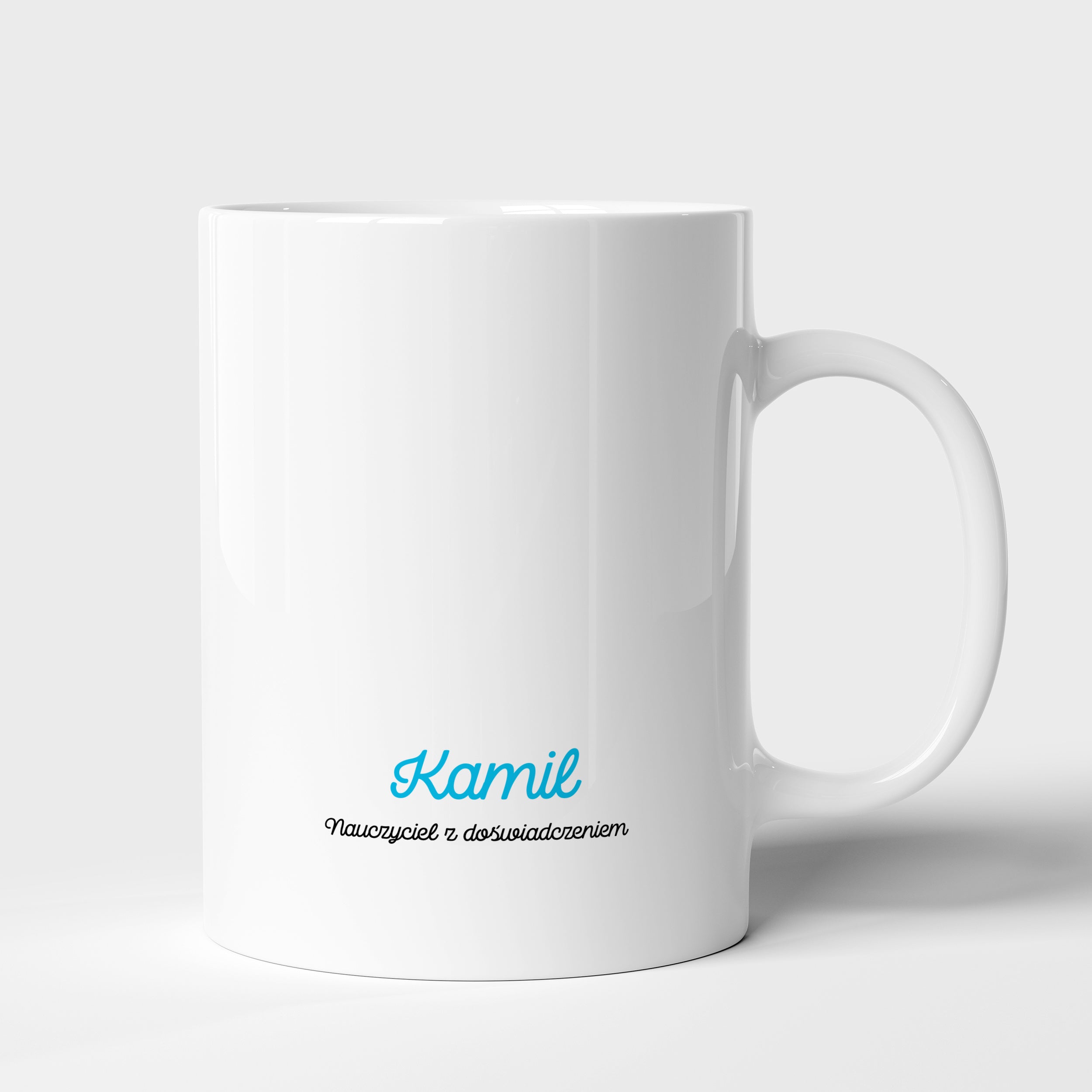 Kubek z nadrukiem dla nauczyciela - Tylko Kawa Może Nas Uratować prezent na dzień nauczyciela personalizowany kubek