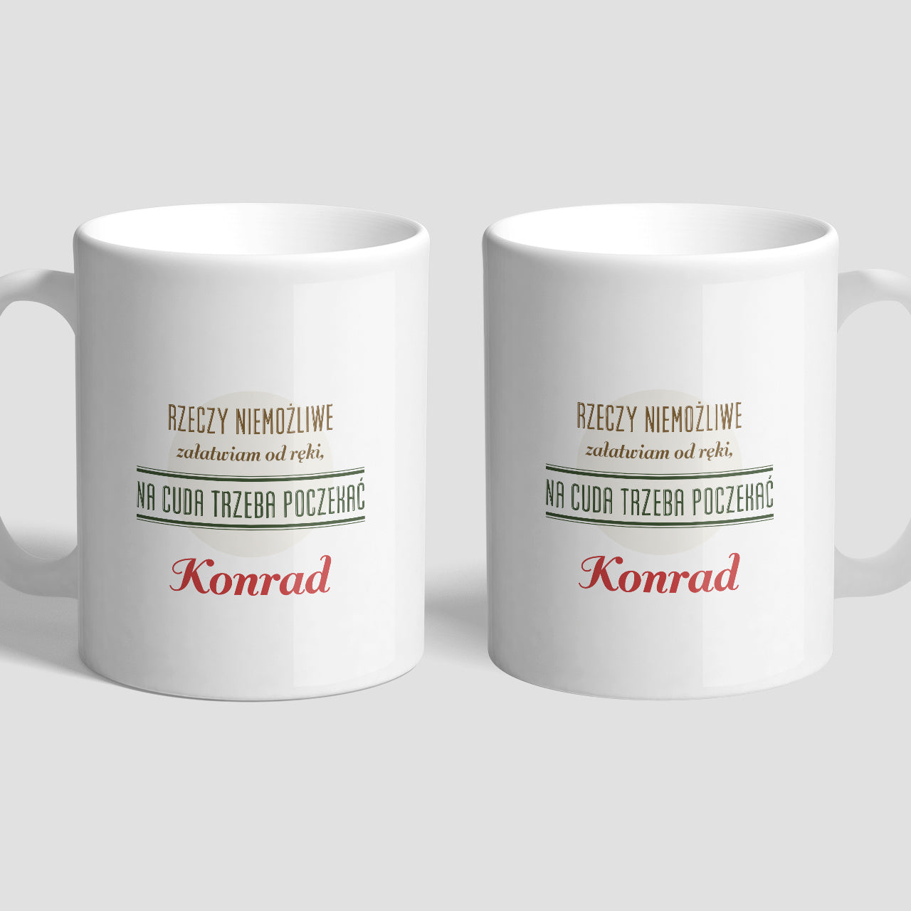 Personalizowany kubek - prezent w stylu PRL