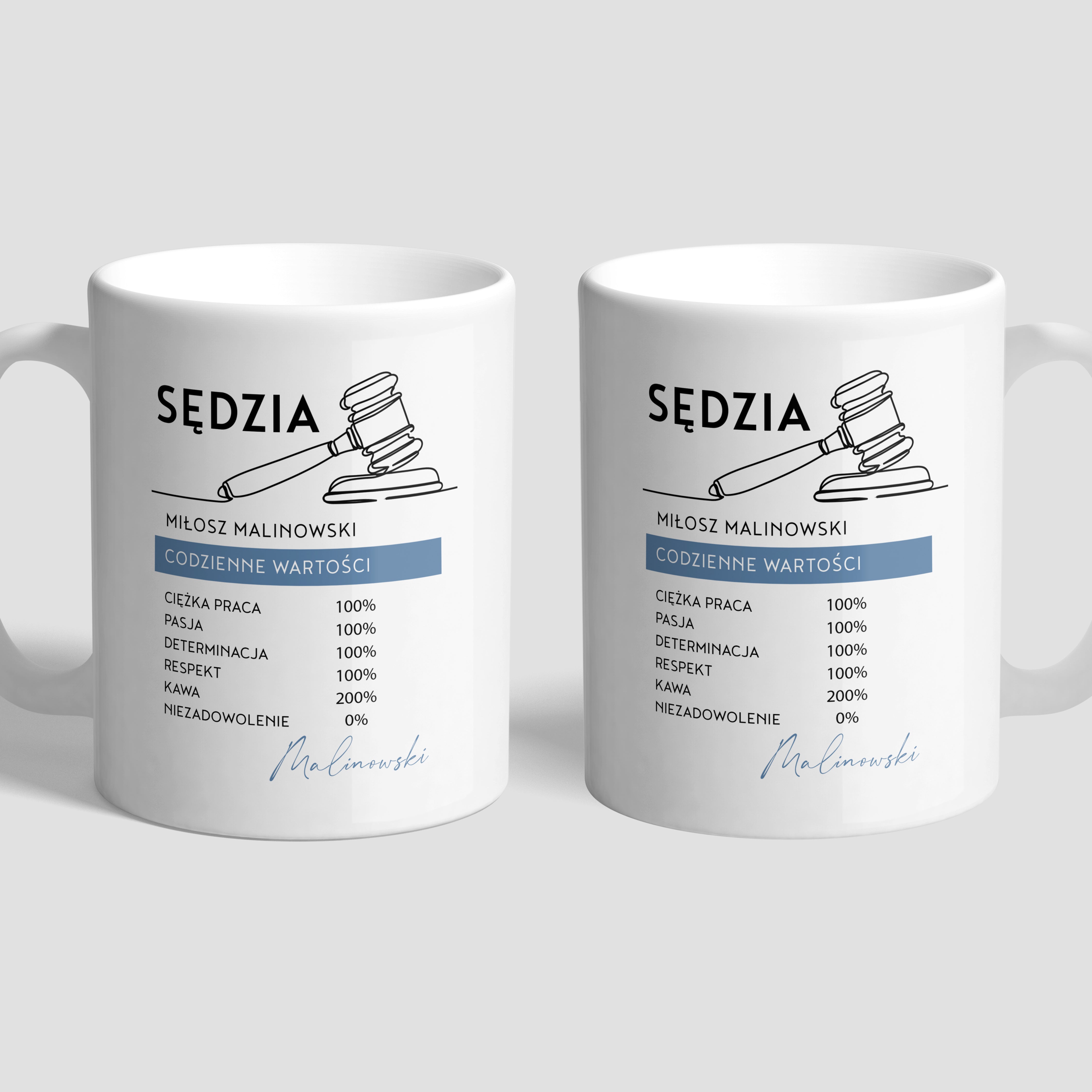 Kubek z nadrukiem dla sędziego