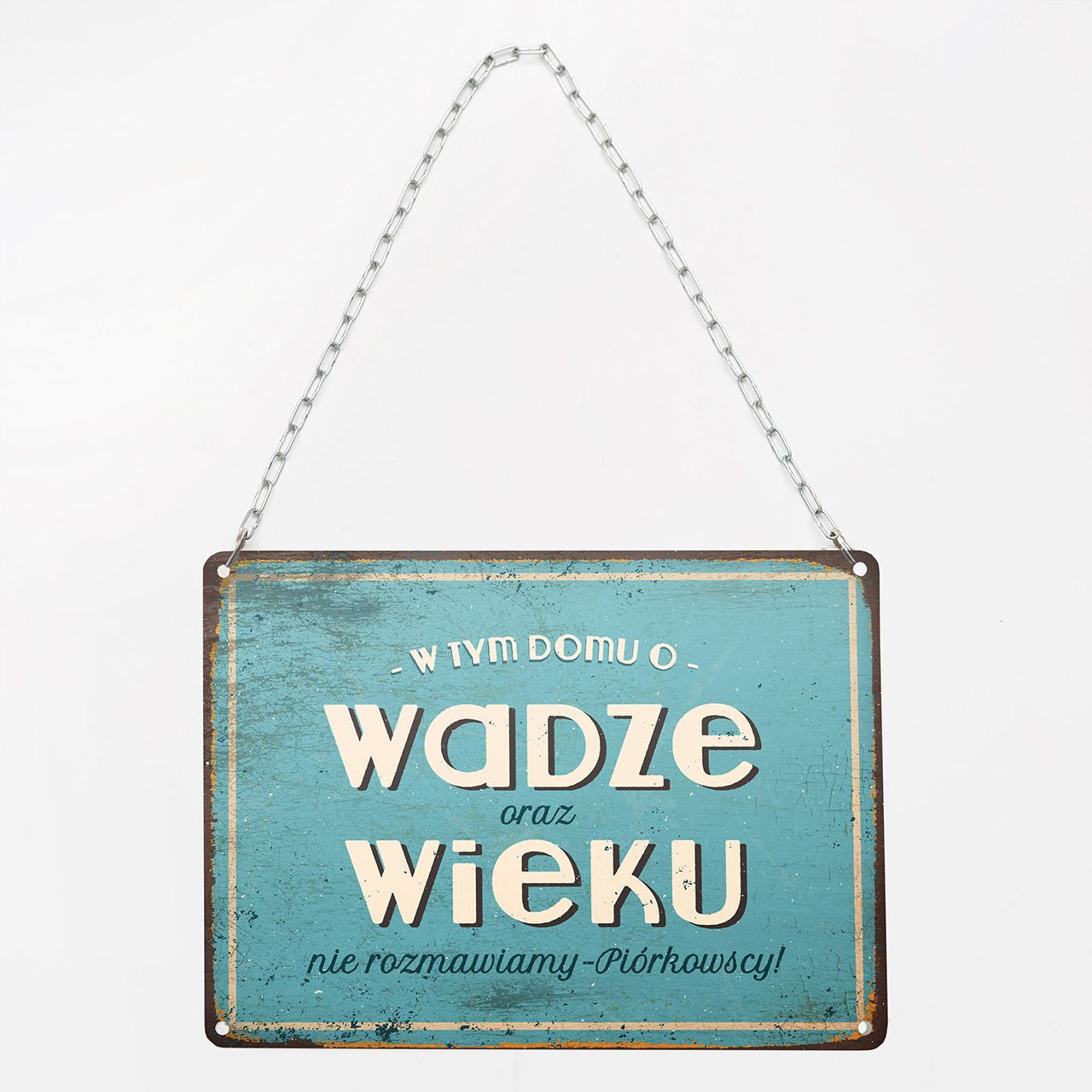 Śmieszna tabliczka z nadrukiem na prezent na parapetówkę