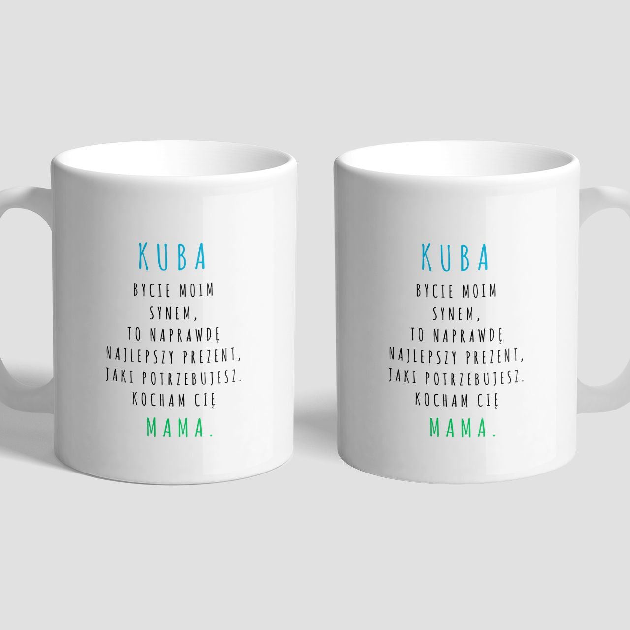 Personalizowany kubek dla syna - sentymentalny prezent dla syna