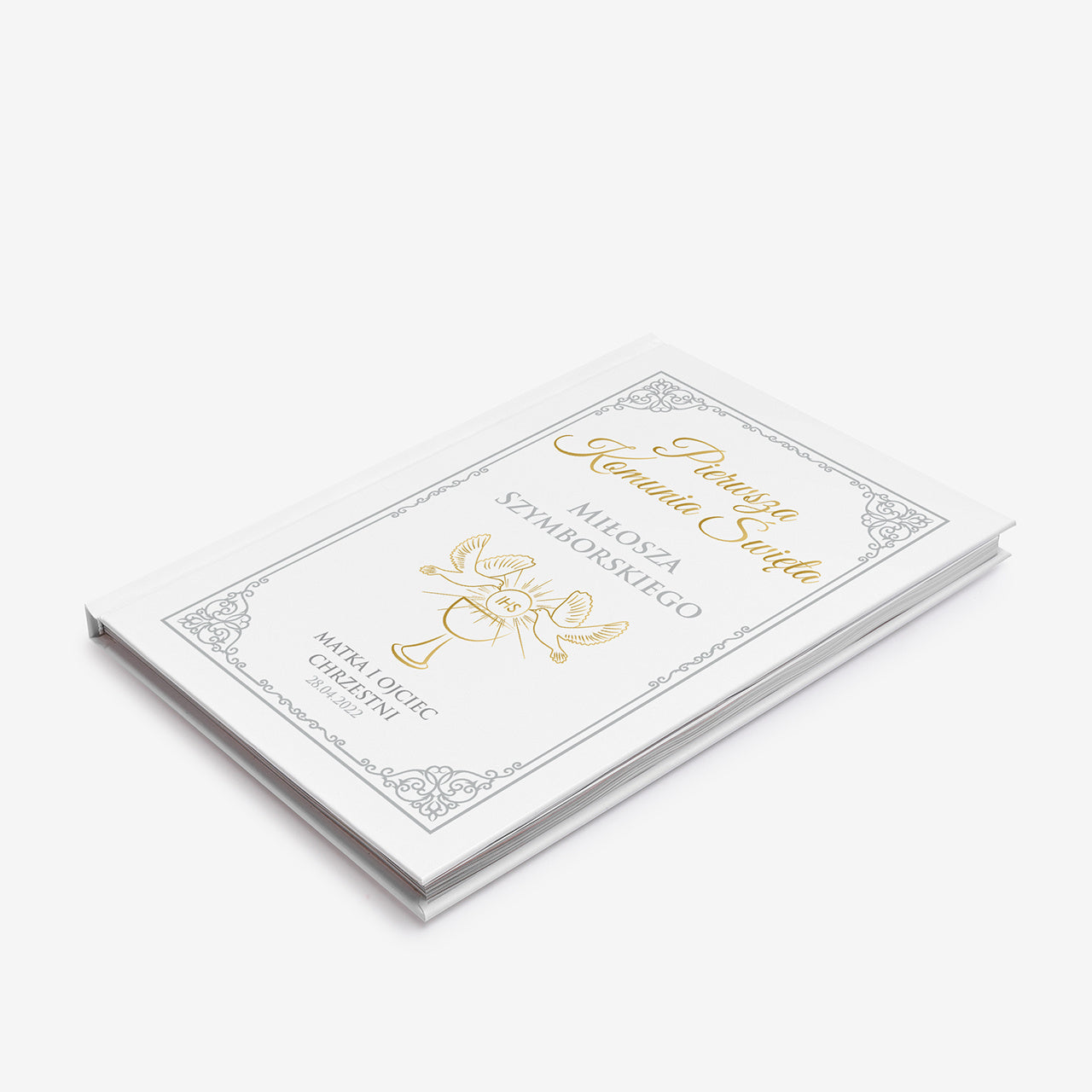 Biblia z imieniem na Komunię Świętą biblia na Komunię pamiątka Komunii Świętej