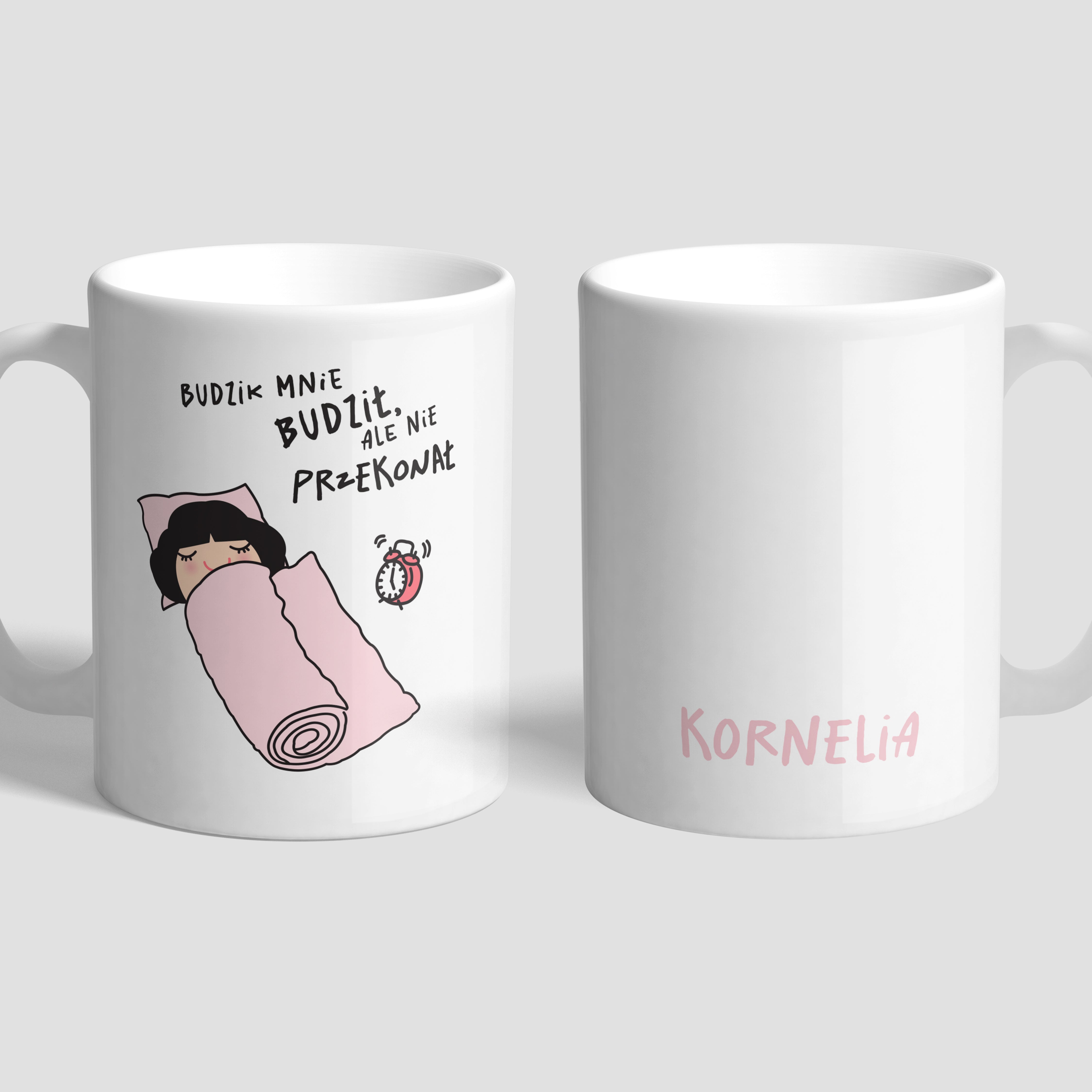 Personalizowany kubek - prezent dla śpiocha kubek personalizowany upominek dla przyjaciółki