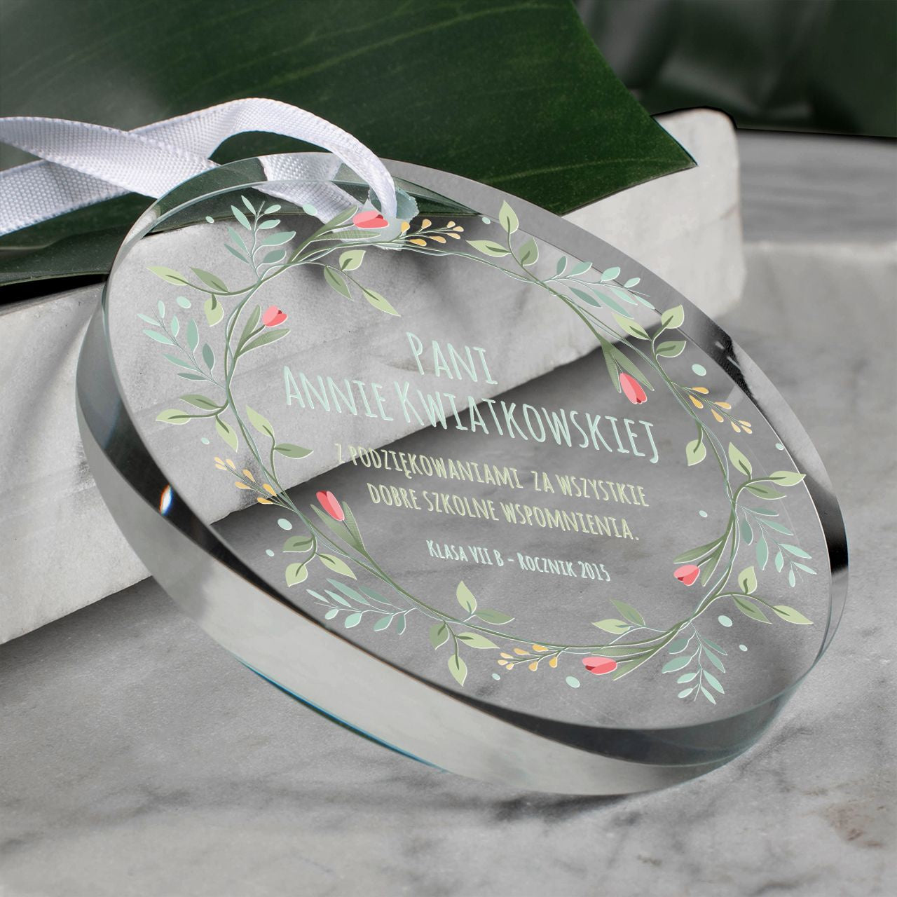 Zawieszka dla nauczycielki - upominek dla wychowawczyni