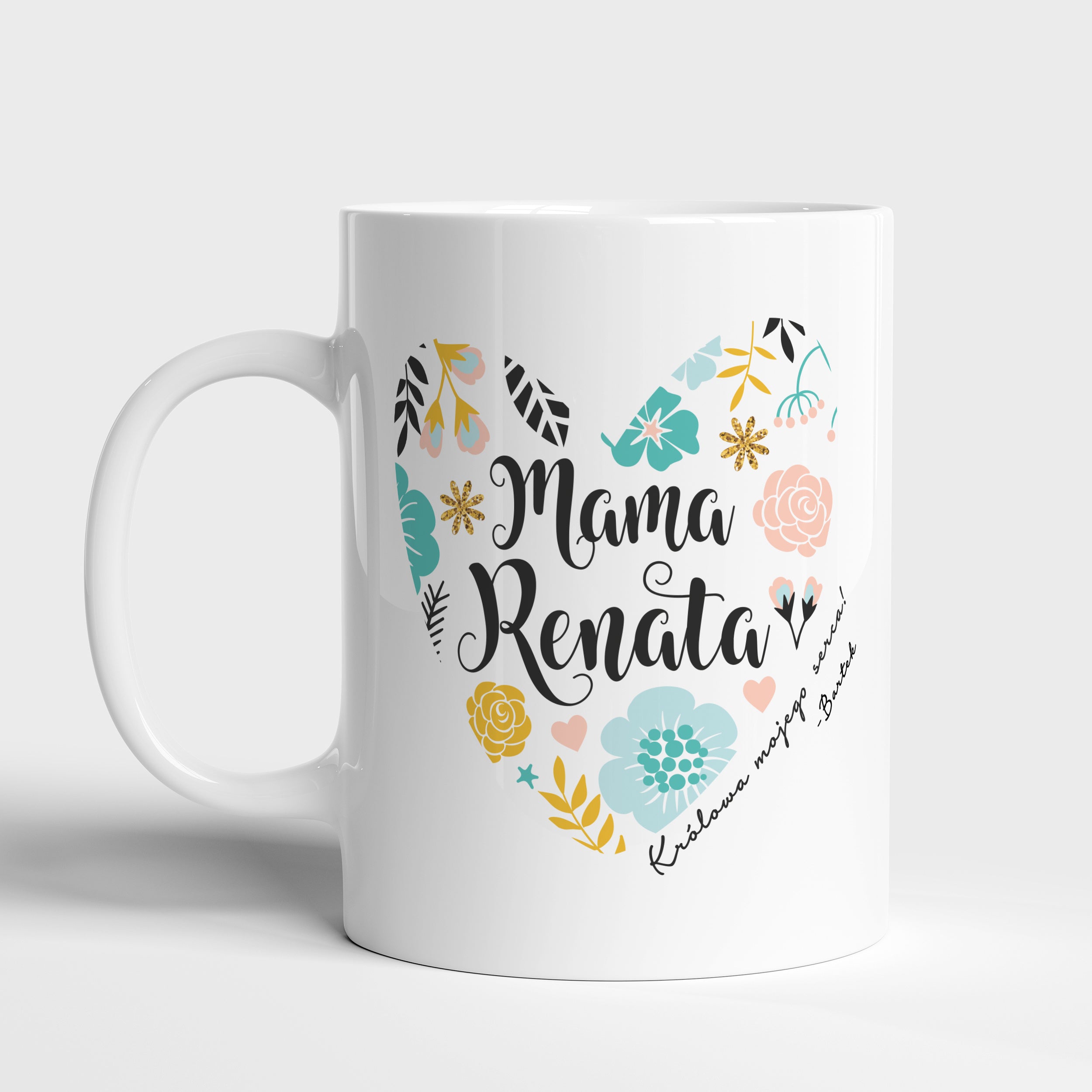 Personalizowany kubek dla mamy na urodziny prezent dla mamy kubek na prezent