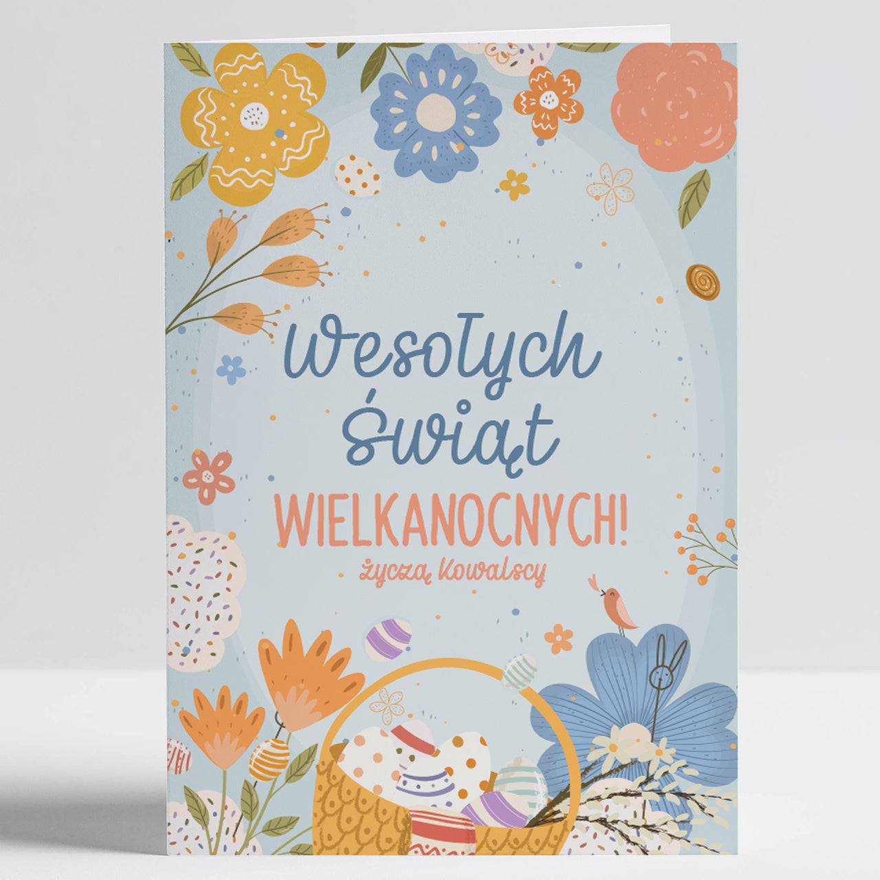 Personalizowana kartka na Wielkanoc