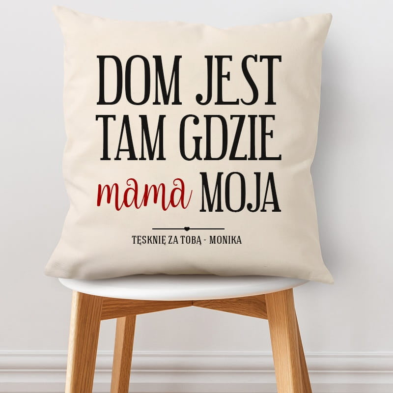 Personalizowana poduszka na Dzień Mamy