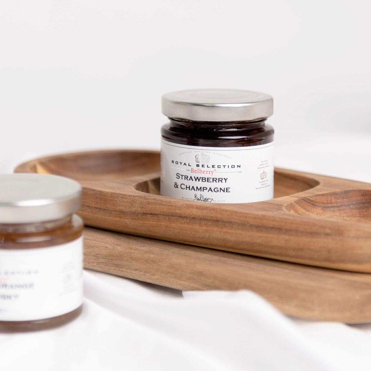 Zestaw konfitur z alkoholem - whisky i szampan