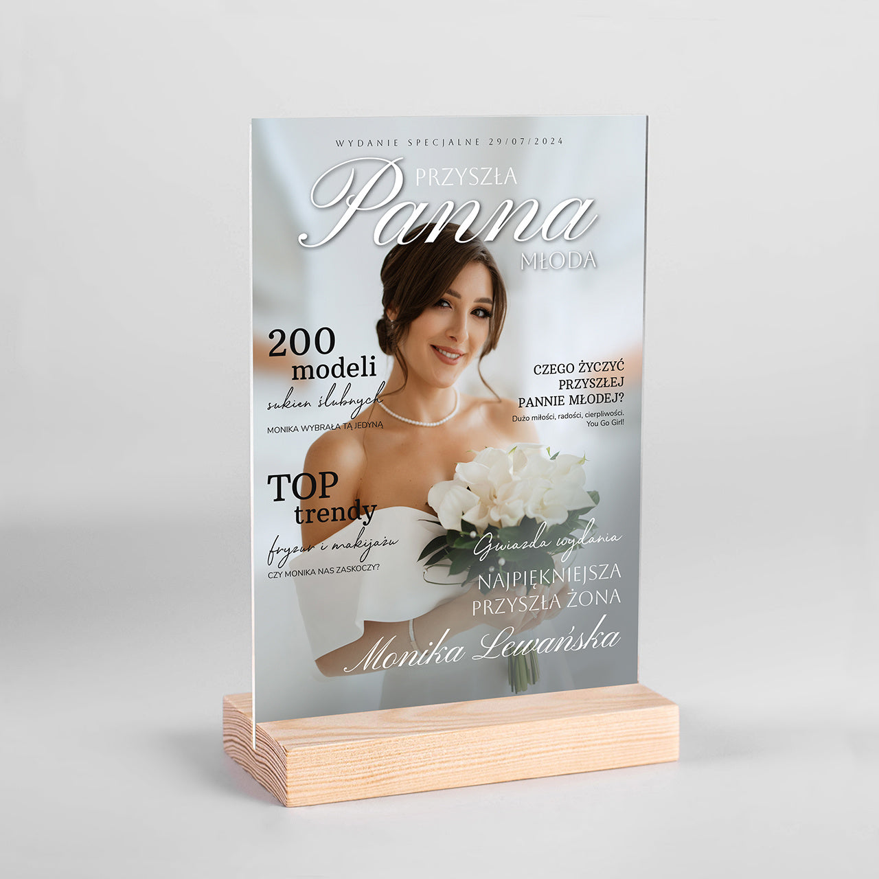 Personalizowana statuetka na Wieczór Panieński - przyszła panna młoda