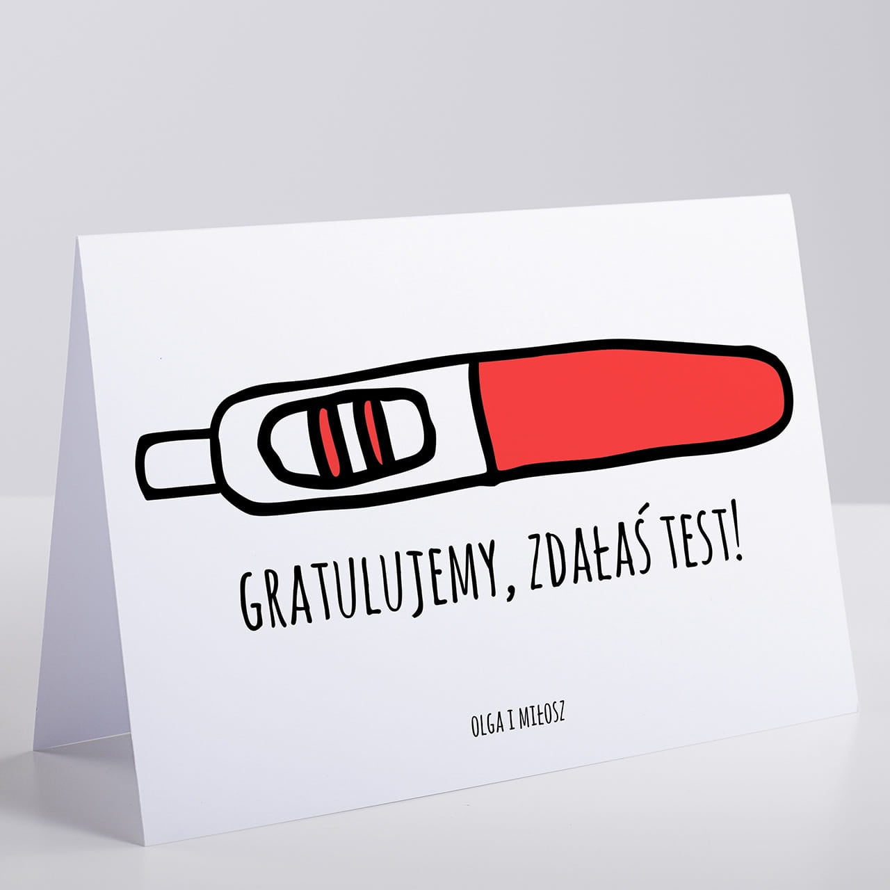 Kartka z gratulacjami - powiadomienie o ciąży kartka z okazji narodzin dziecka kartka gratulacje