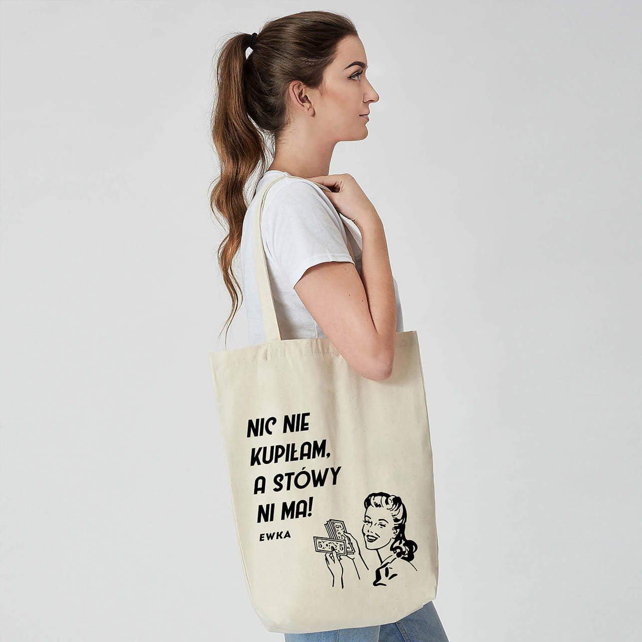 Personalizowana torba dla zakupoholiczki