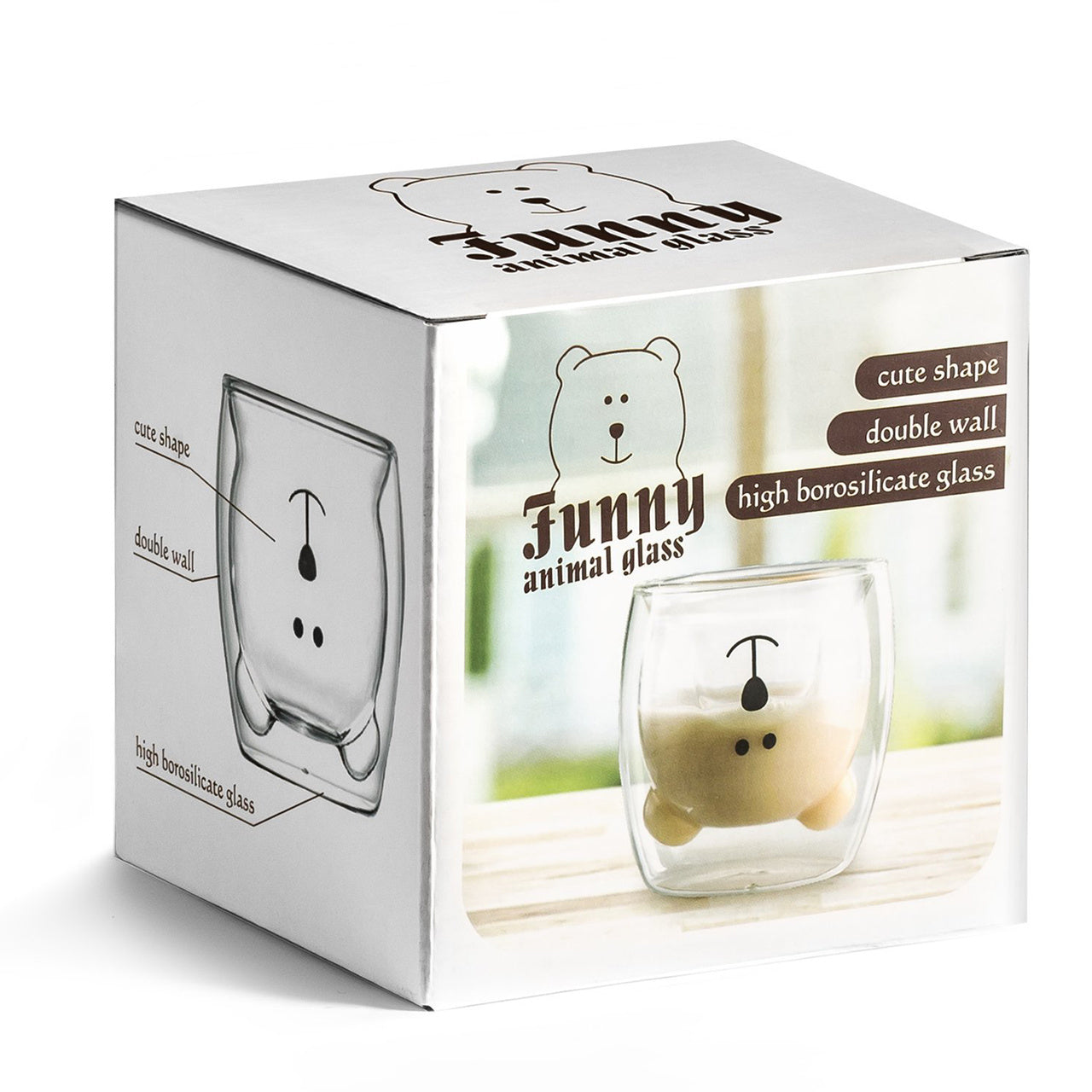 Szklanka termiczna - panda