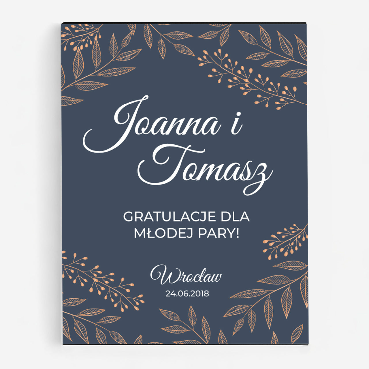 Personalizowane praliny na ślub