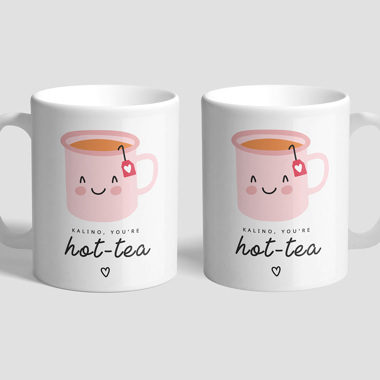 Kubek na herbatę - Hot-Tea - prezent na Walentynki dla niej
