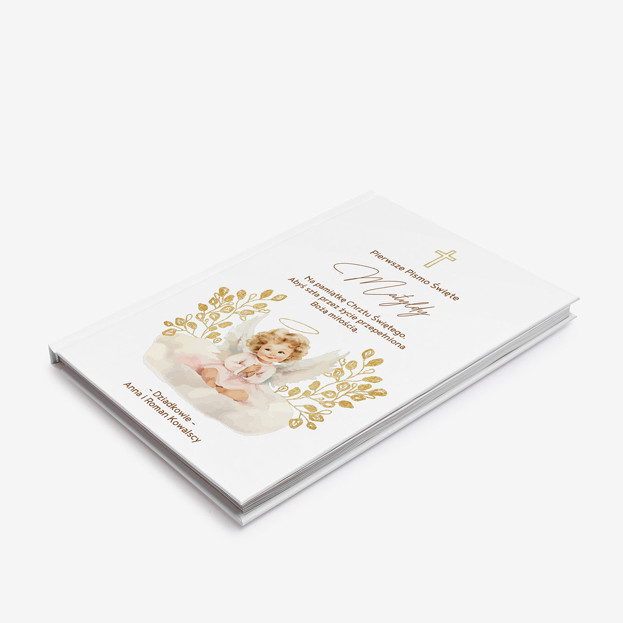 Personalizowana biblia dla dziewczynki na Chrzest biblia dla dziewczynki prezent na Chrzest dla dziewczynki