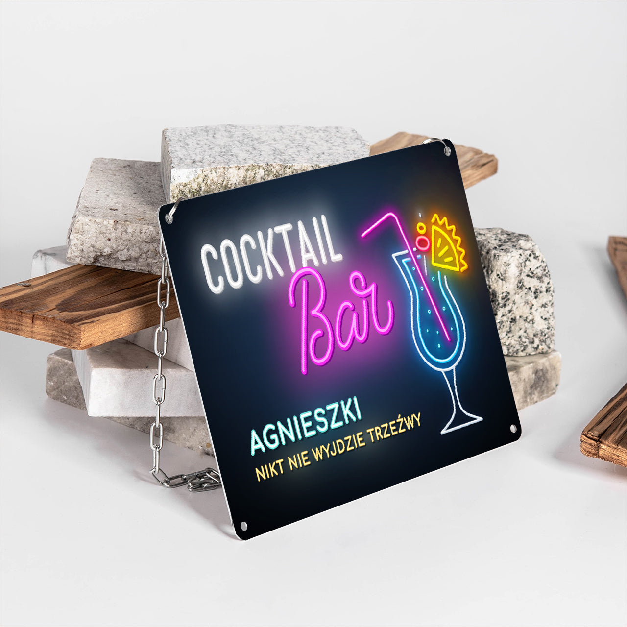 Personalizowana tabliczka dla barmana