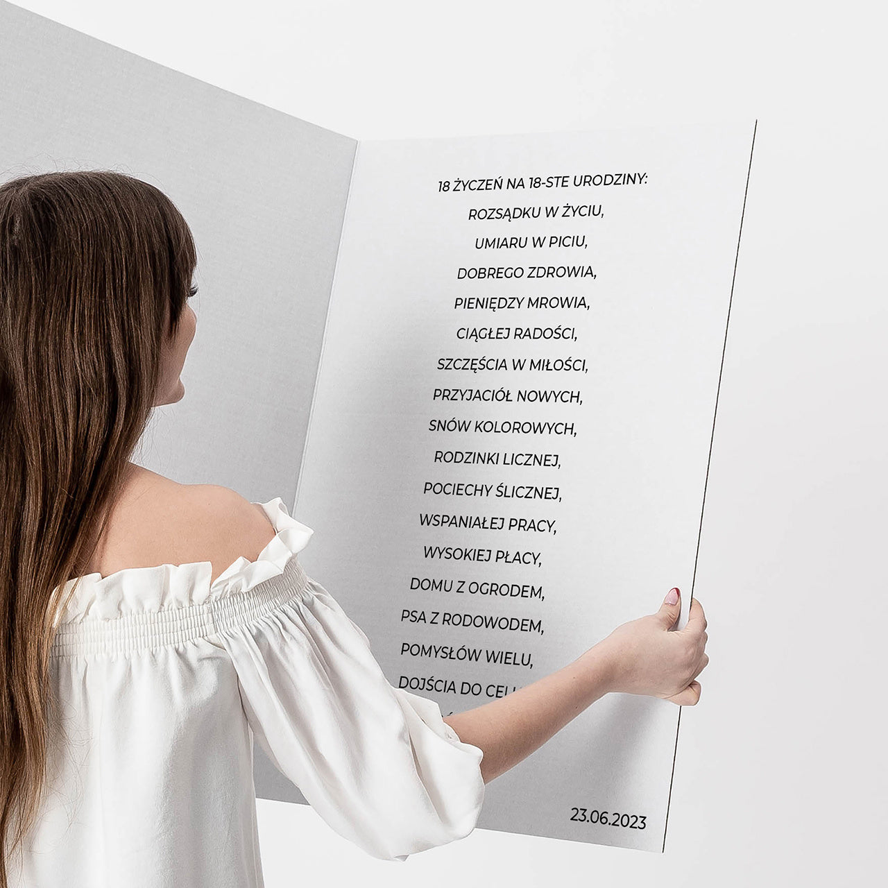 Personalizowana kartka na 18 urodziny - dowód osobisty