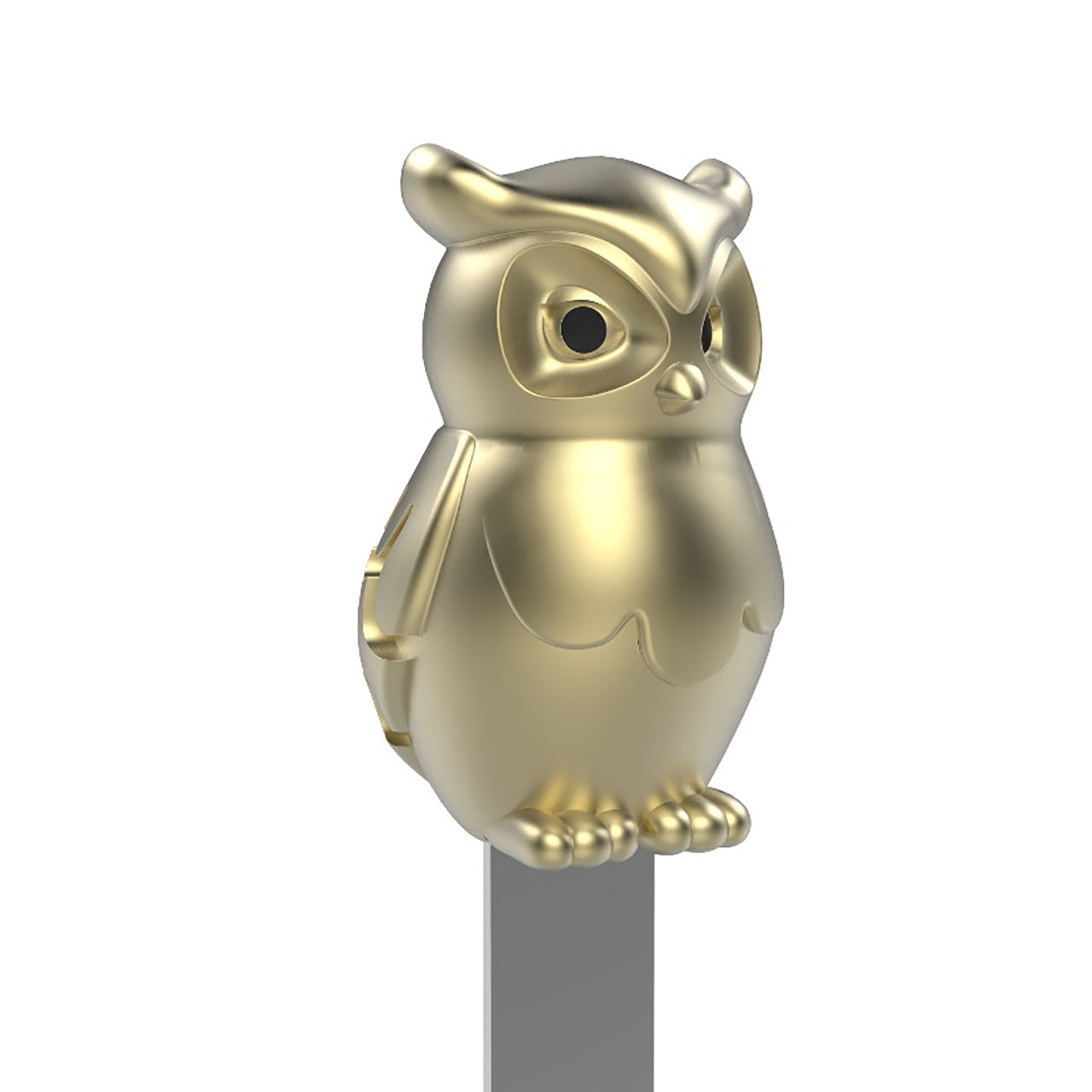 Metalowa zakładka do książki - sowa