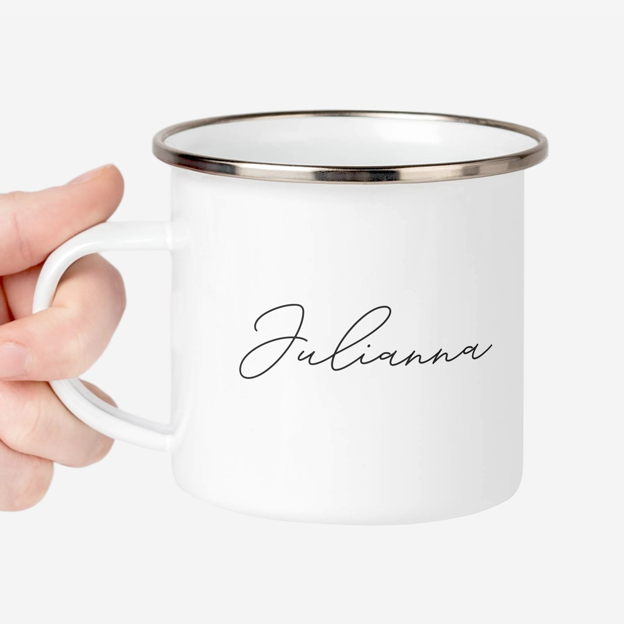 Metalowy kubek imienny - prezent na każdą okazję