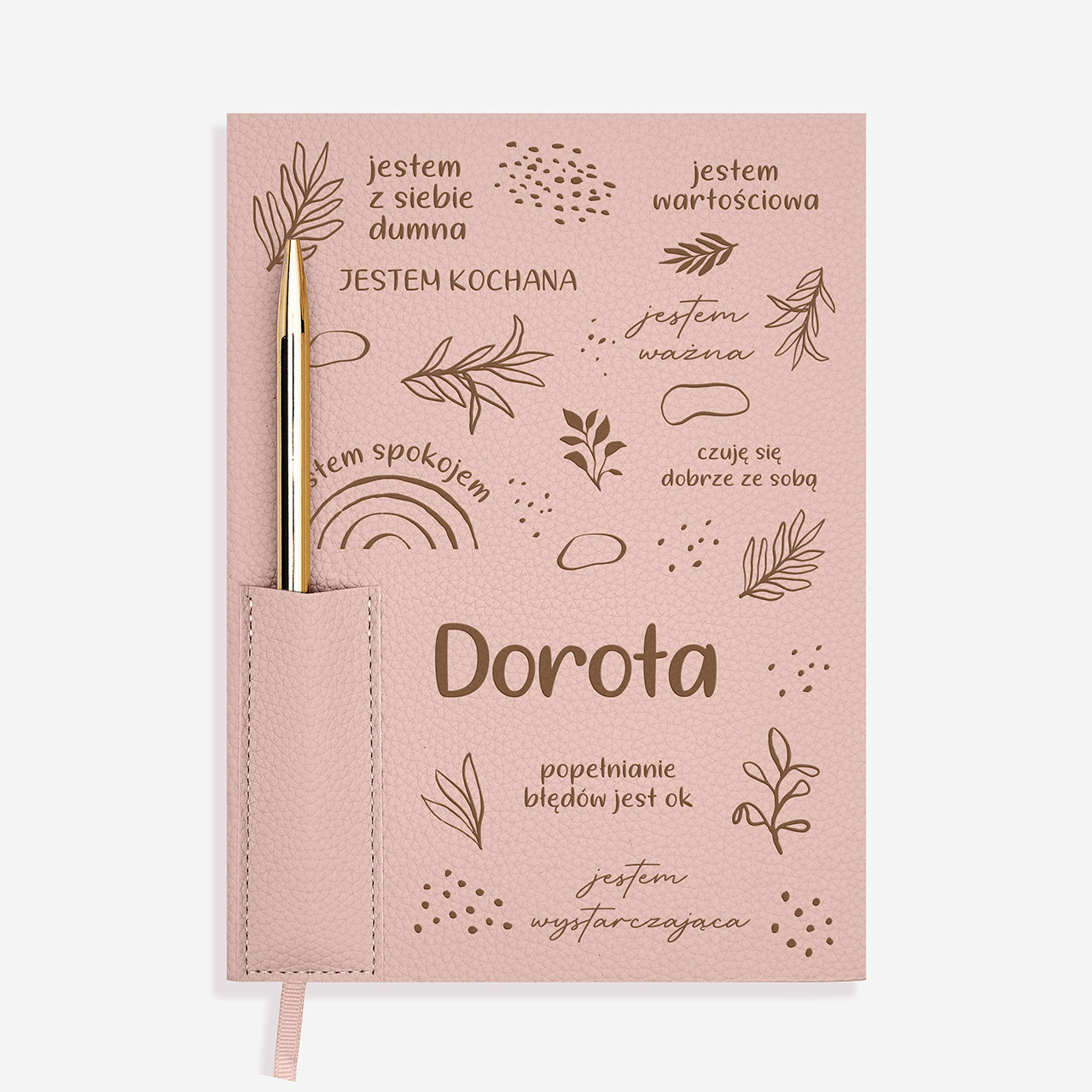 Różowy planner dla kobiety - Self Love