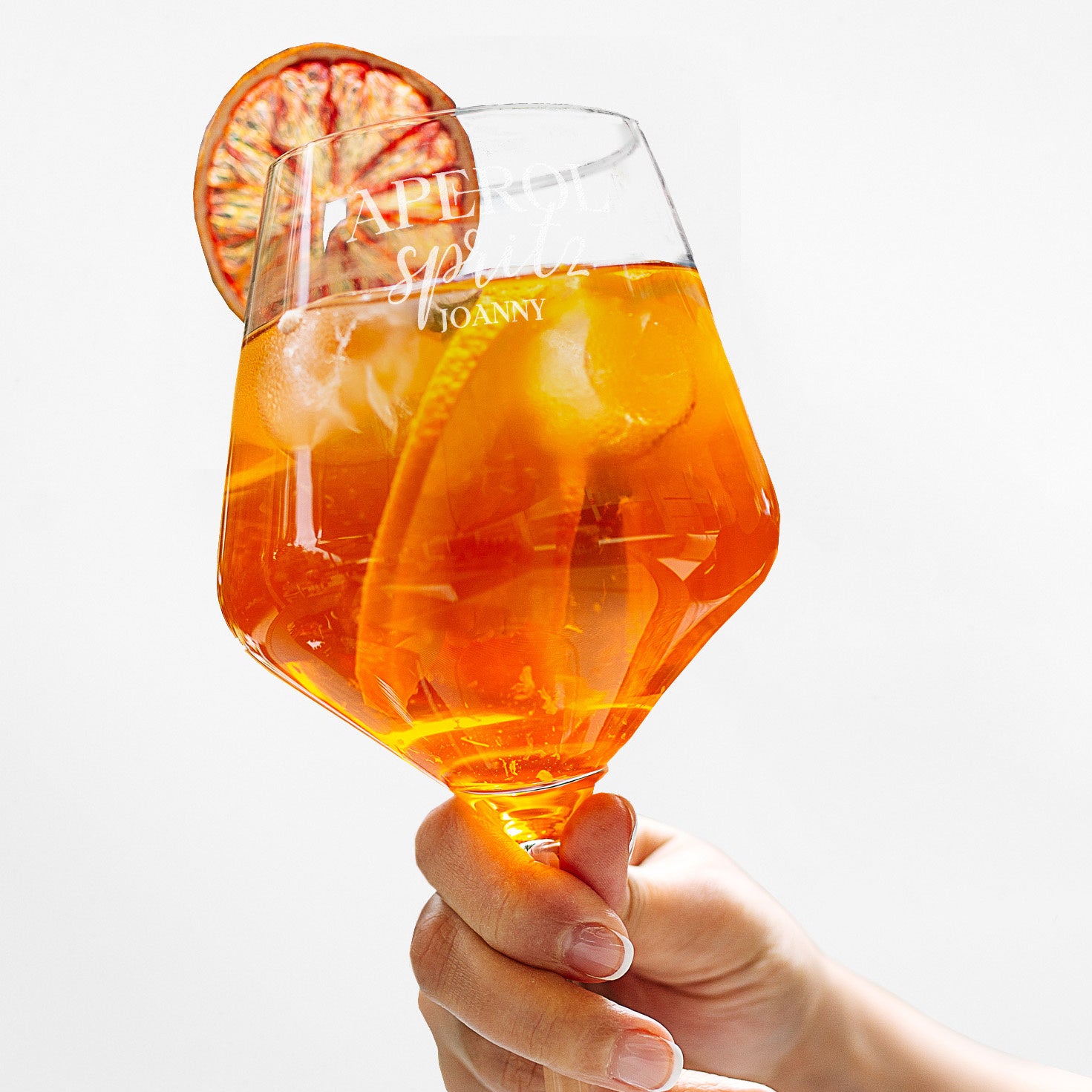 Grawerowany kieliszek do Aperol Spritz prezent dla kobiety