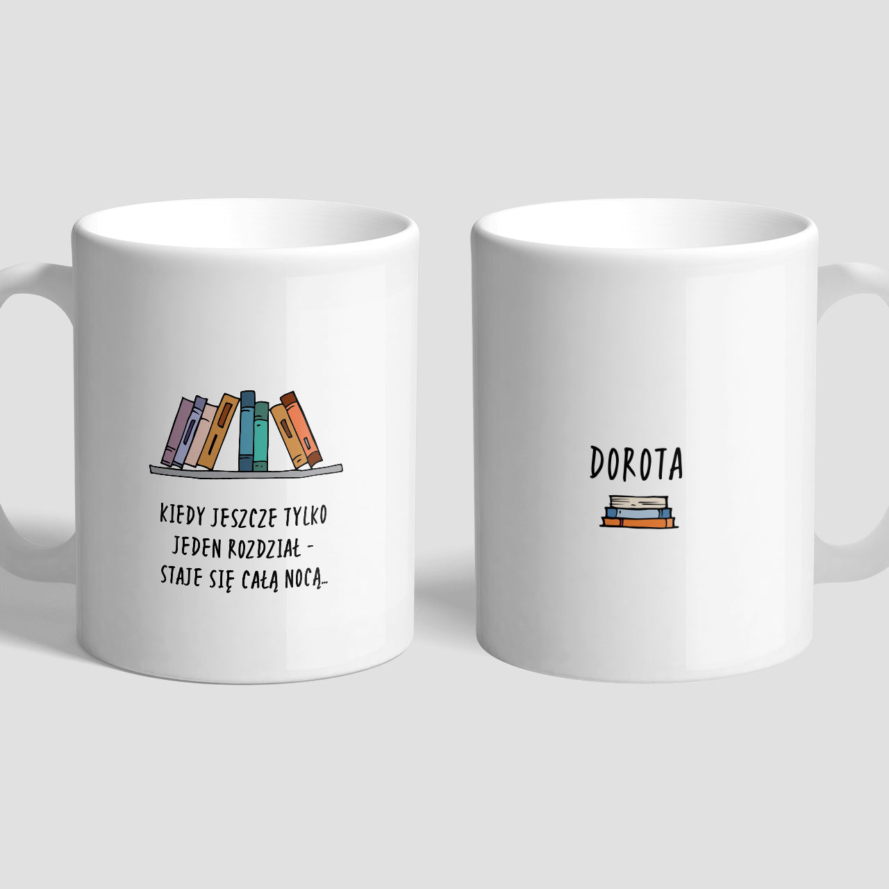 Kubek personalizowany - prezent dla móla książkowego