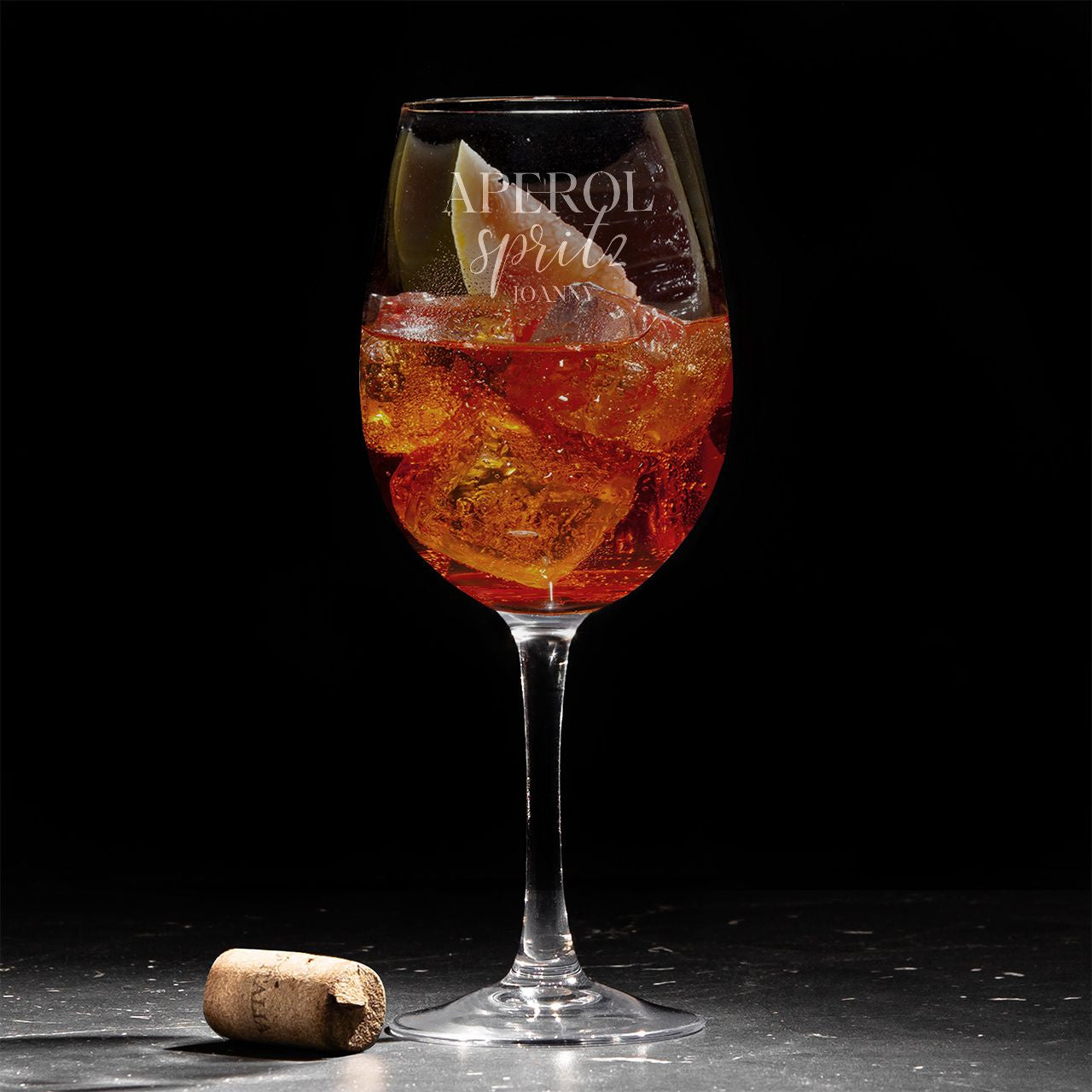 Grawerowany kieliszek 470ml - Aperol - prezent dla najlepszej przyjaciółki
