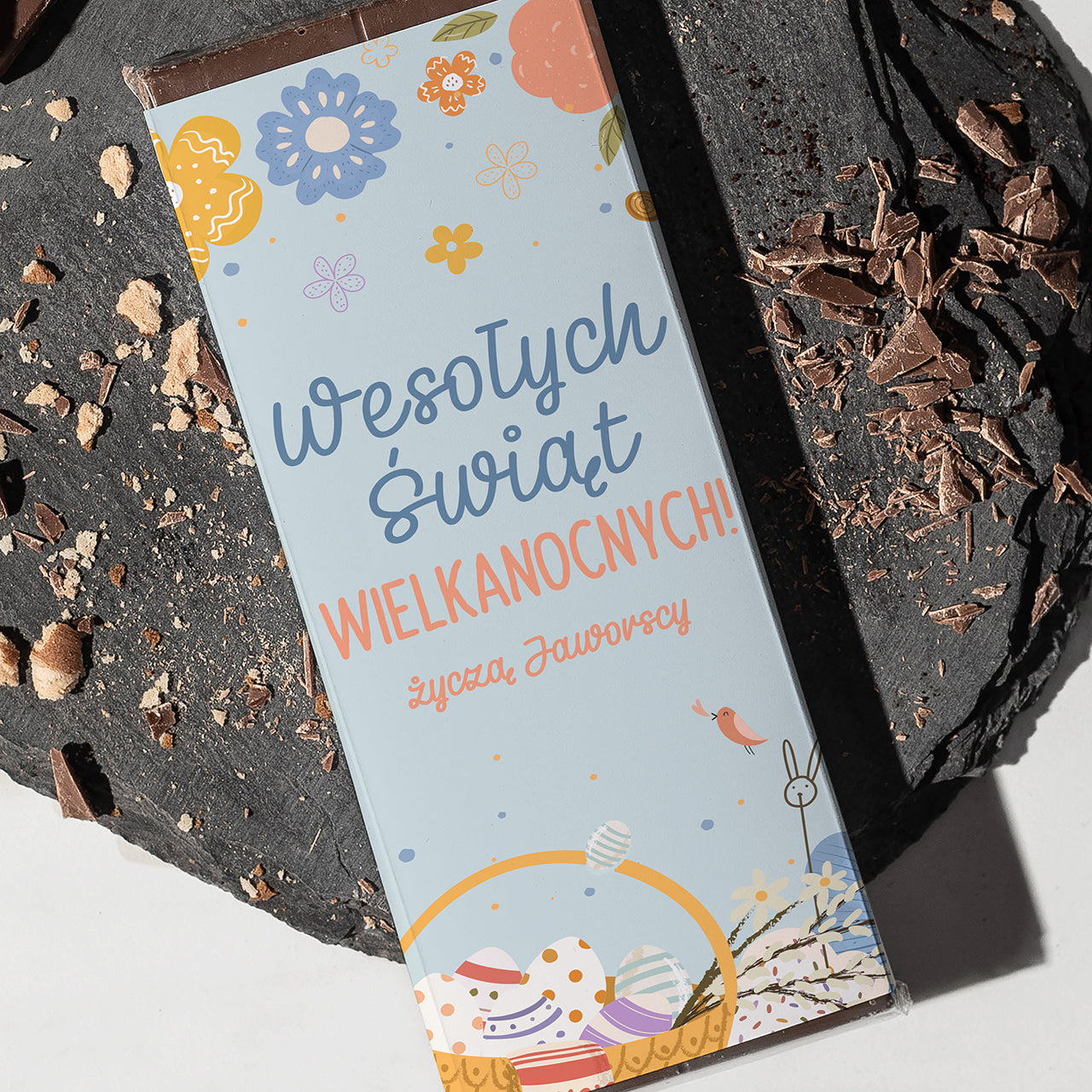 Personalizowana czekolada wielkanocna