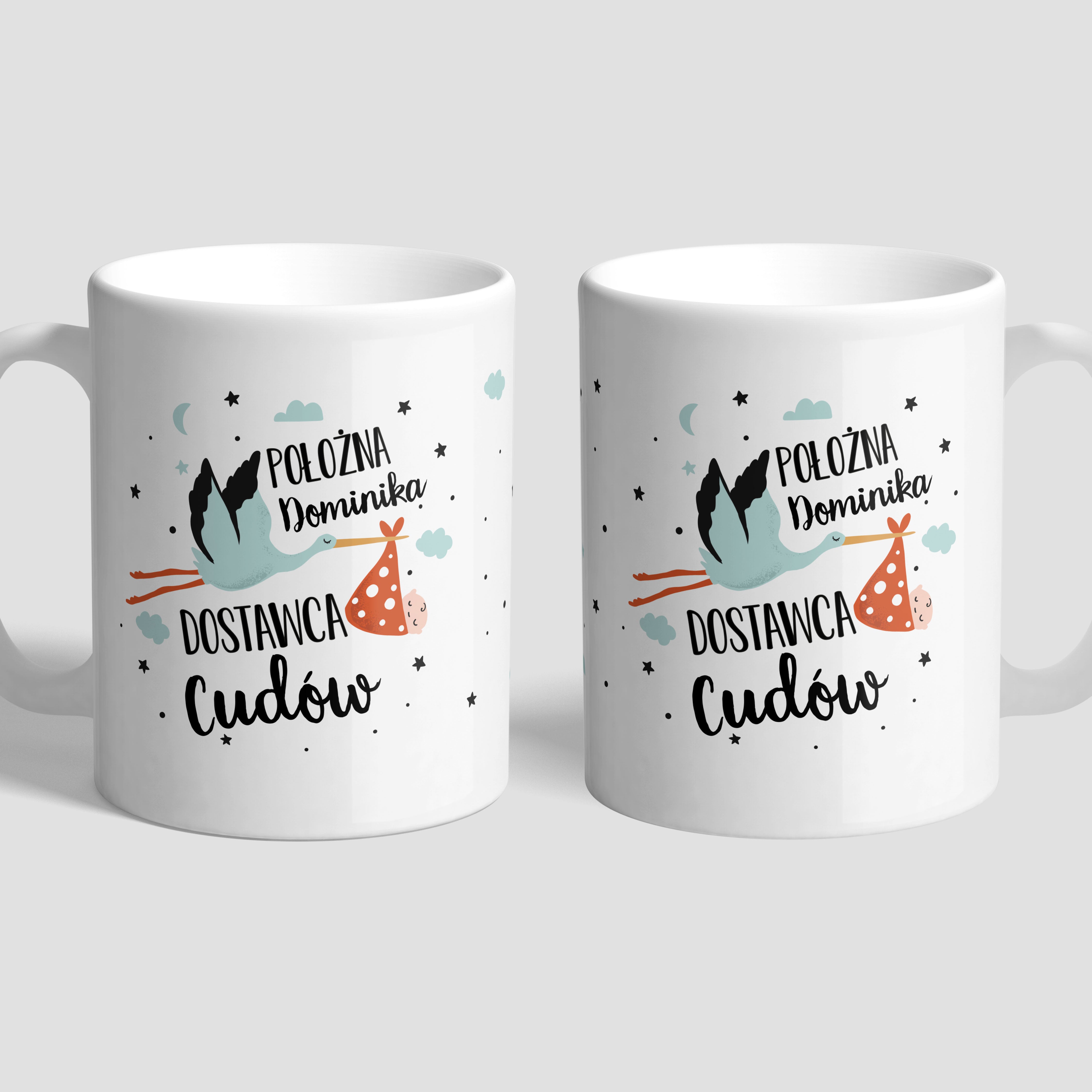 Kubek dla położnej personalizowany kubek prezent dla położnej podziękowanie dla położnej