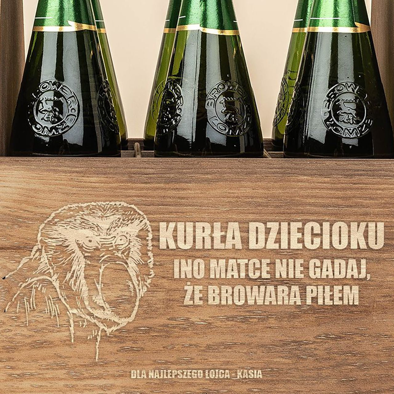 Personalizowane nosidło - śmieszny prezent dla taty