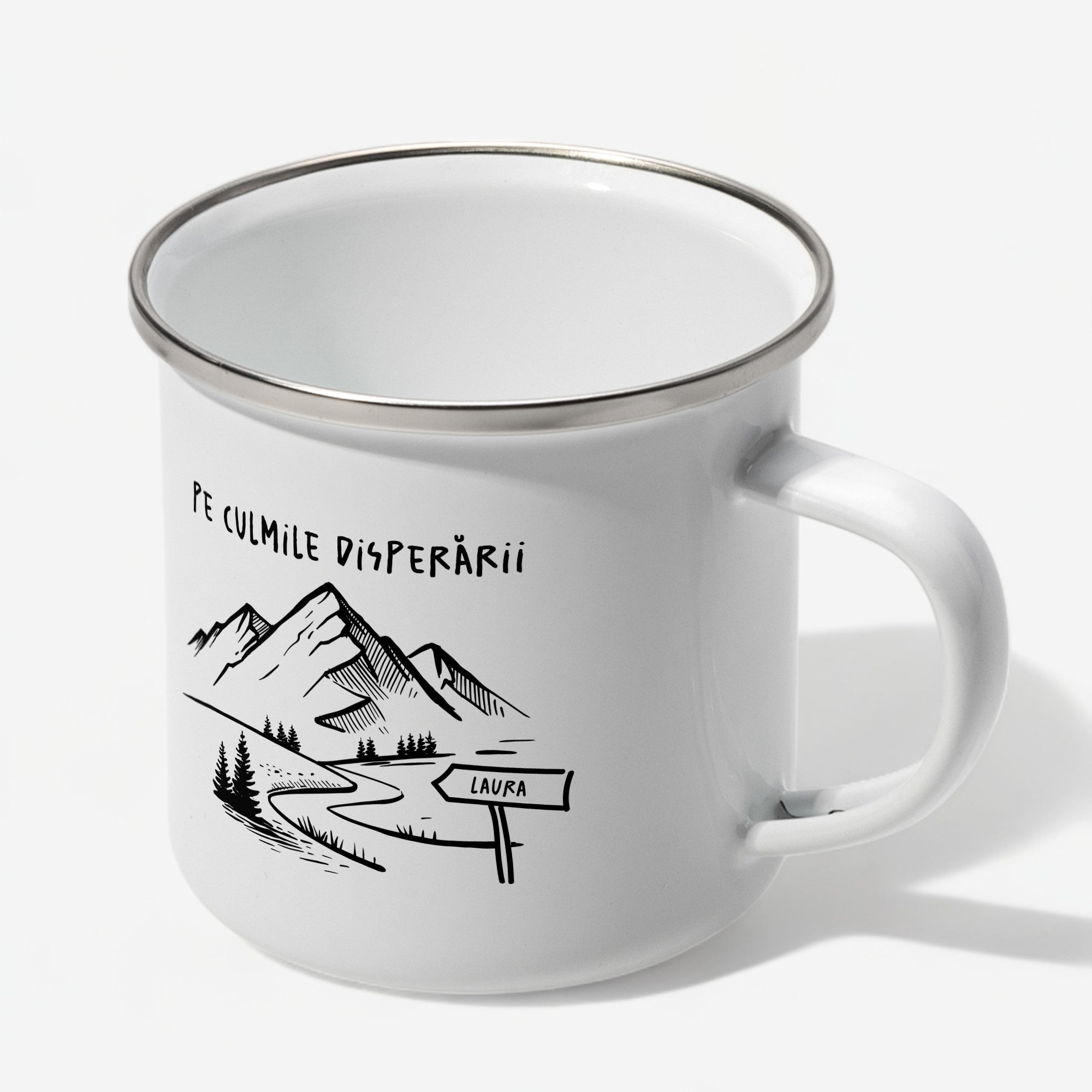 Śmieszny kubek dla miłośnika gór - personalizowany