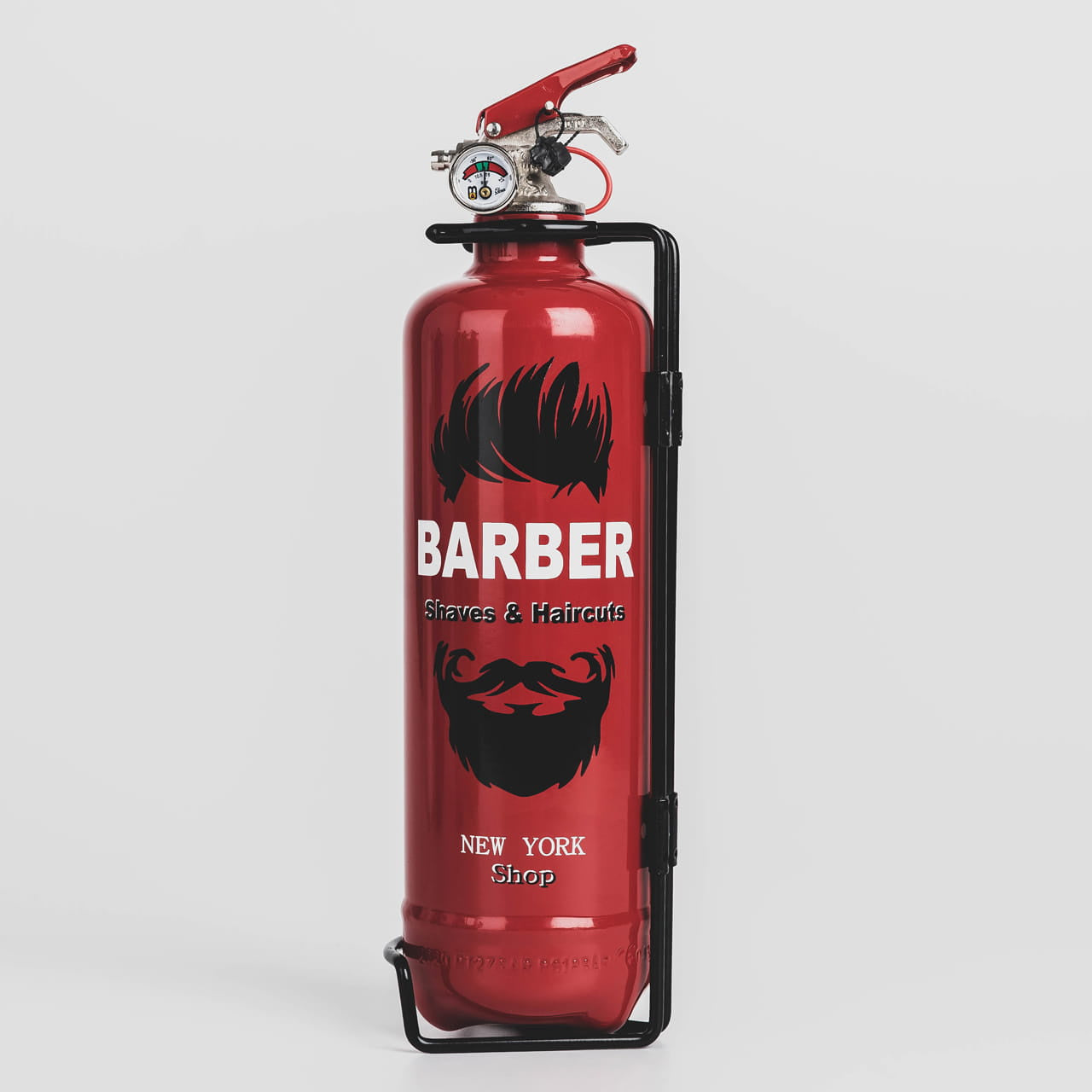 Stałe urządzenie gaśnicze Barber prezent dla barbera prezent dla fryzjera gaśnica prezent