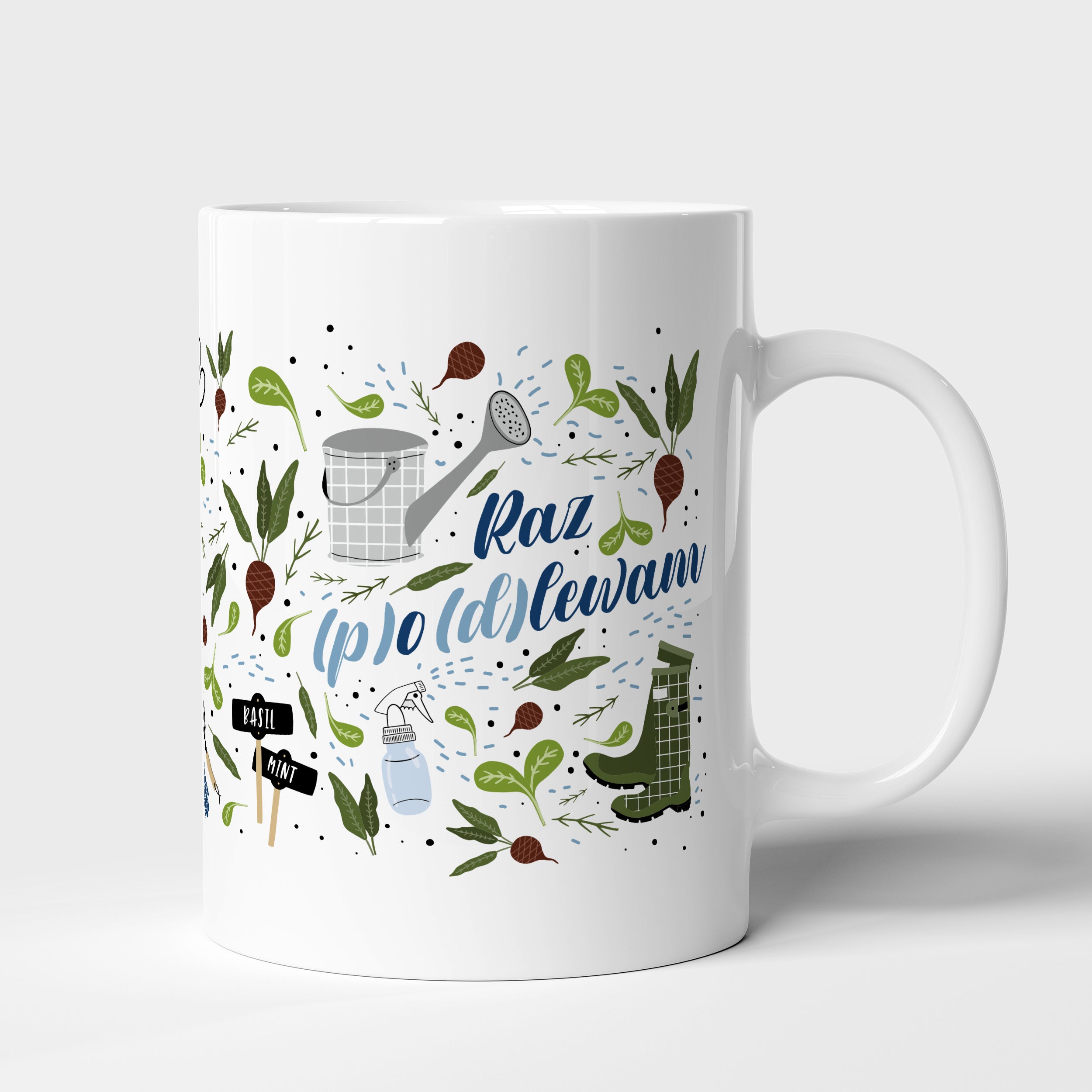 Personalizowany kubek dla ogrodnika kubek z nadrukiem prezent dla ogrodnika
