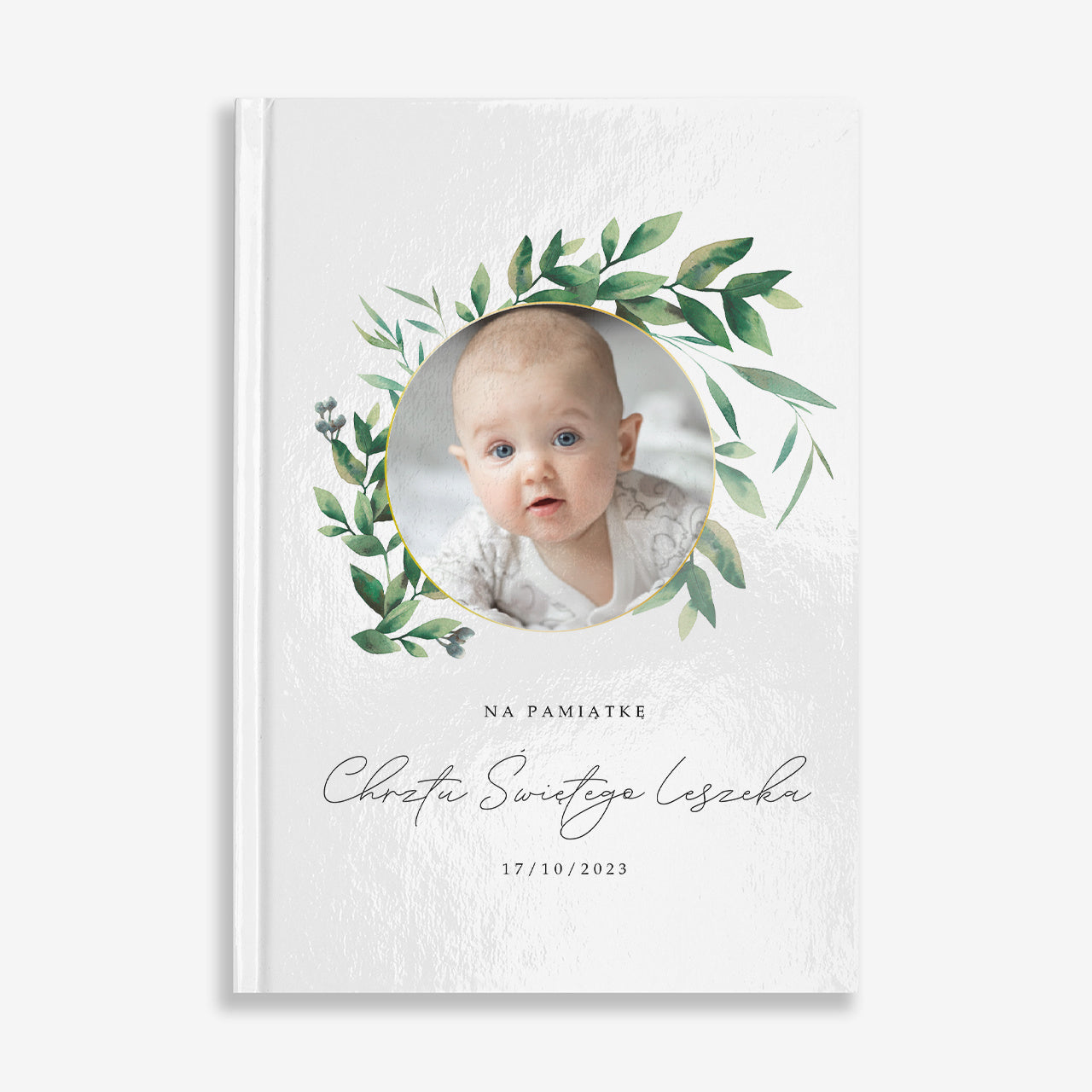 Biblia ze zdjęciem na pamiątkę Chrztu Świętego biblia na chrzest prezent na chrzest