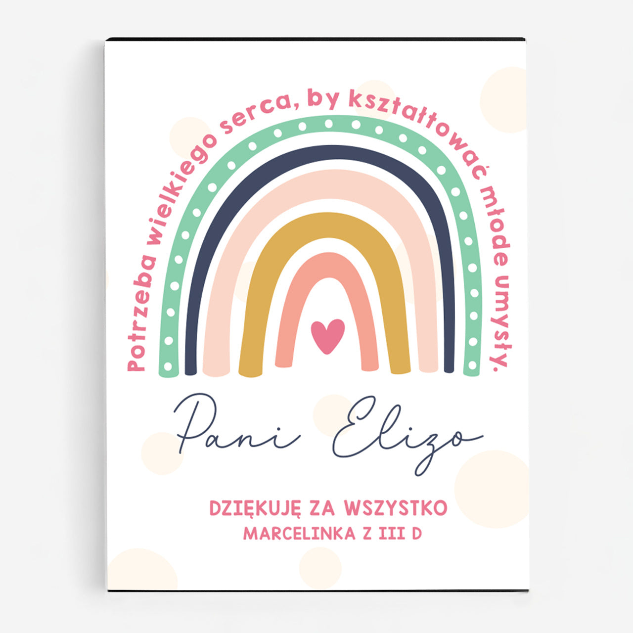 Czekoladki dla nauczyciela - prezent na koniec roku szkolnego